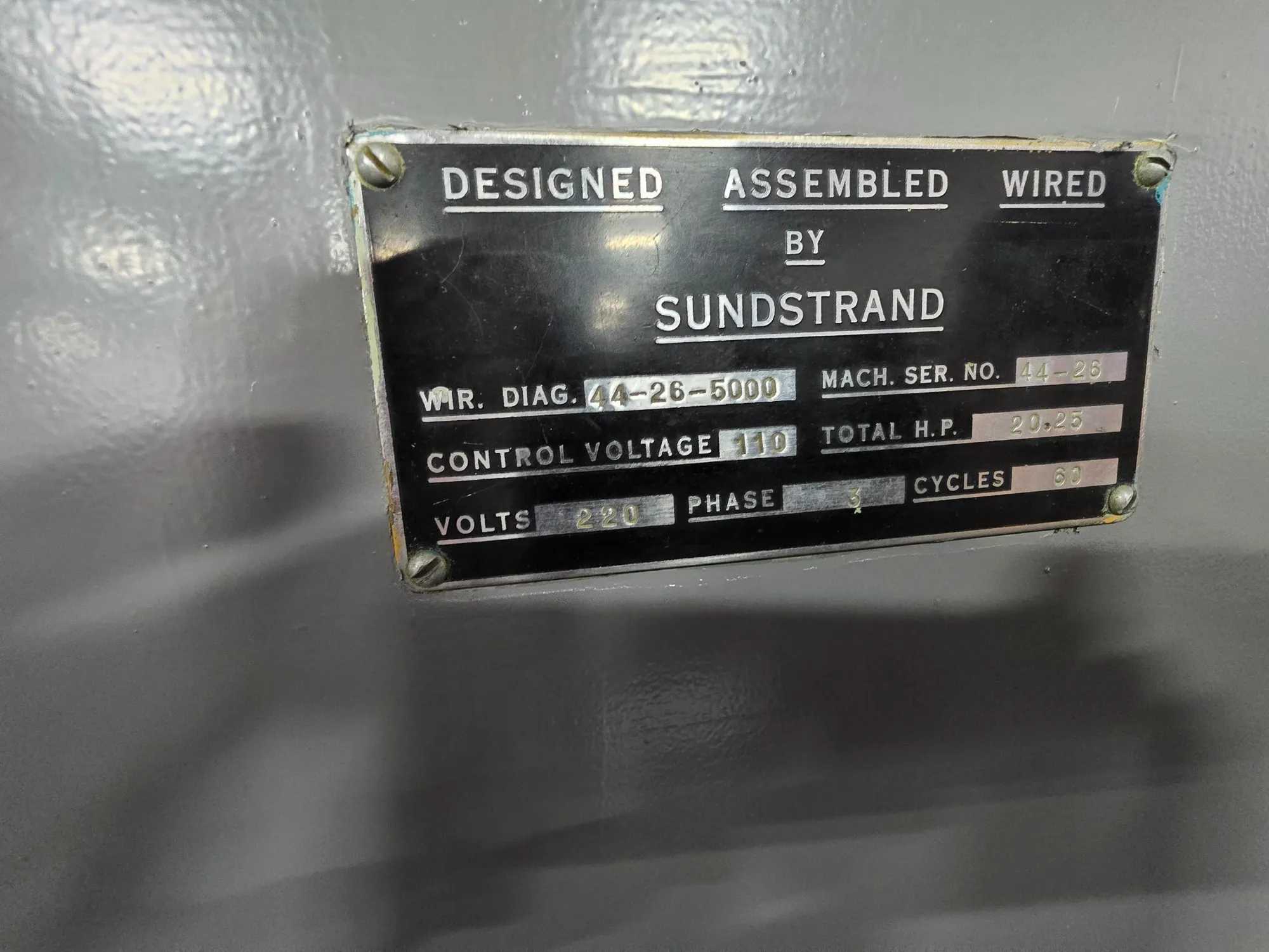 SUNDSTRAND/ARTER H-30 ROTARY SURFACE GRINDER 30" CHUCK 10" MAX HGT 20HP 460V - SURFACE GRINDERS