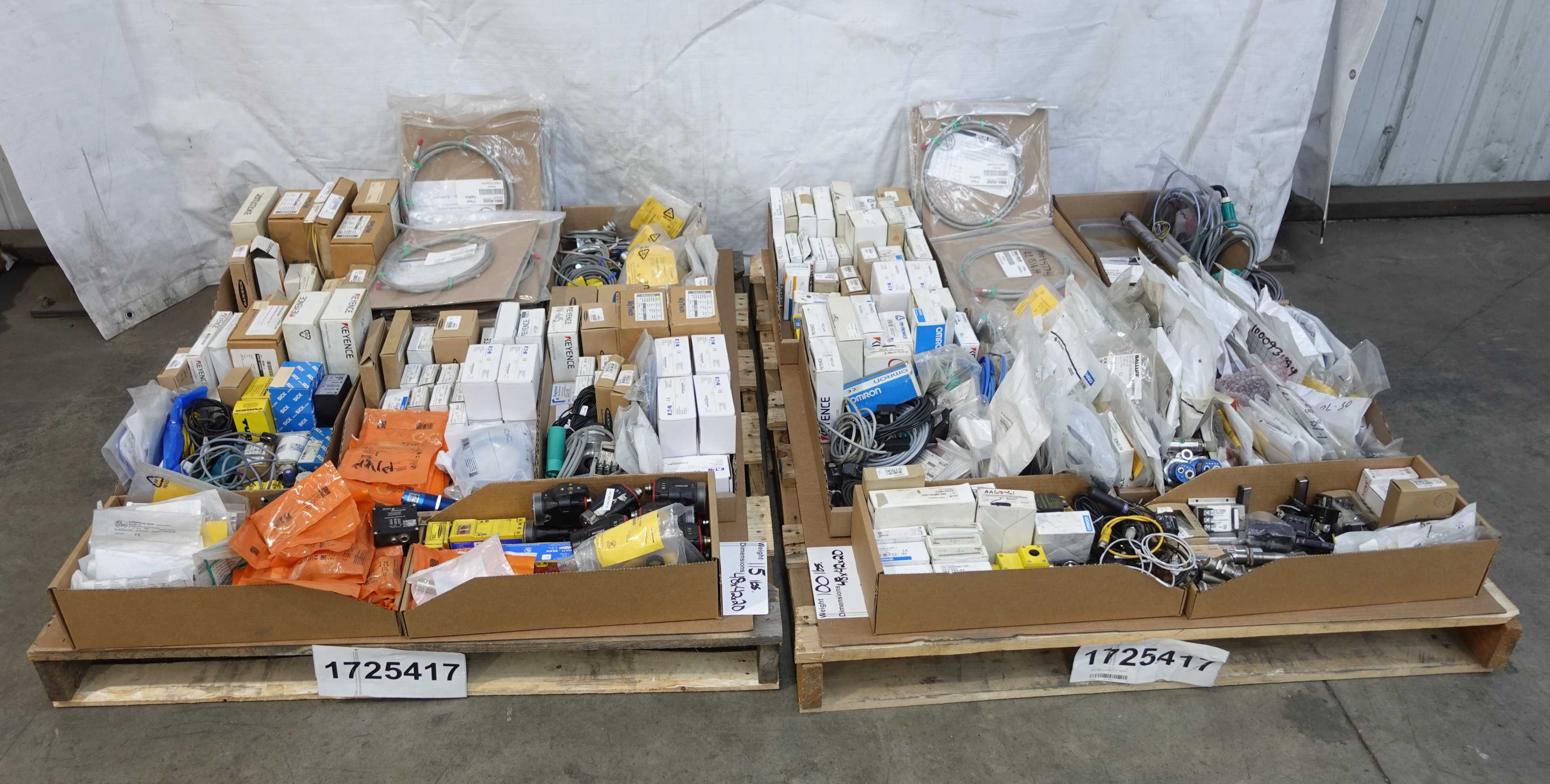 SKU 1725417 - 2 PALLETS OF ASSORTED SENSORS - SENSORS