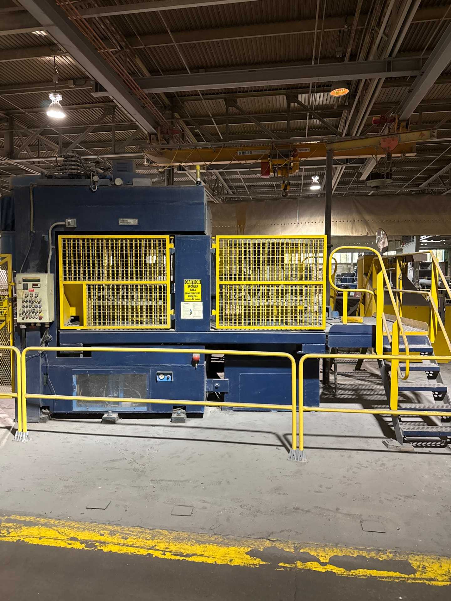 2000 Herborn Breitenbach Sv 1250 - A2 Wire Respooler/Winder, 1000 NM Torque, 205V DC, 316 W - WIRE RESPOOLERS & WINDERS
