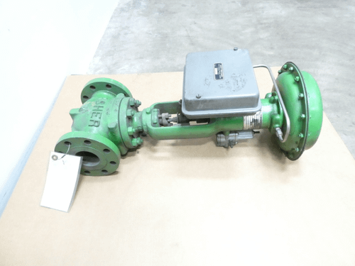 SKU 952994 - FISHER ED 667 SIZE 40 PNEUMATIC STEEL FLANGED CONTROL VALVE 3IN 300 - CONTROL VALVE