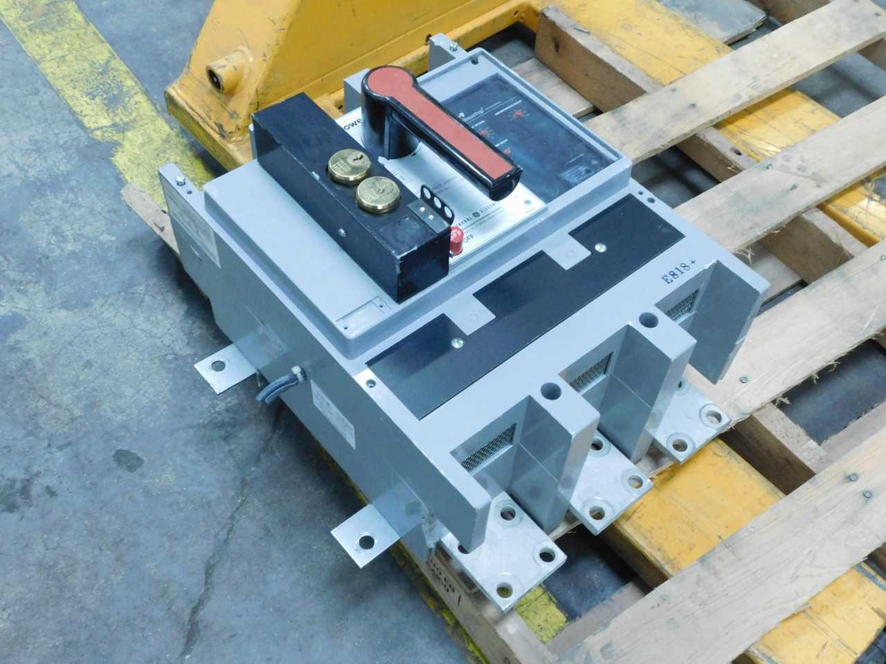 GE RMS-9 TP2020SS CB, 3 POLES, 2000A CURRENT, 600 VAC VOLTAGE, LSI-G PROT, 65KAIC - INDUSTRIAL PARTS