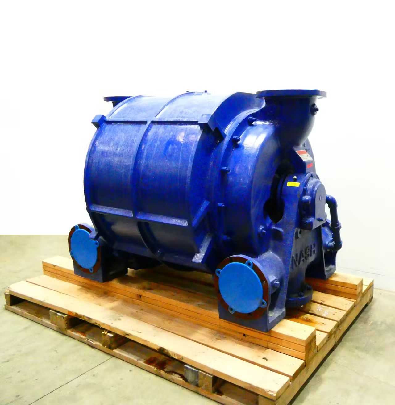 NASH CL4000 IRON LIQUID RING VACUUM PUMP 8X10IN - VACUUM PUMP