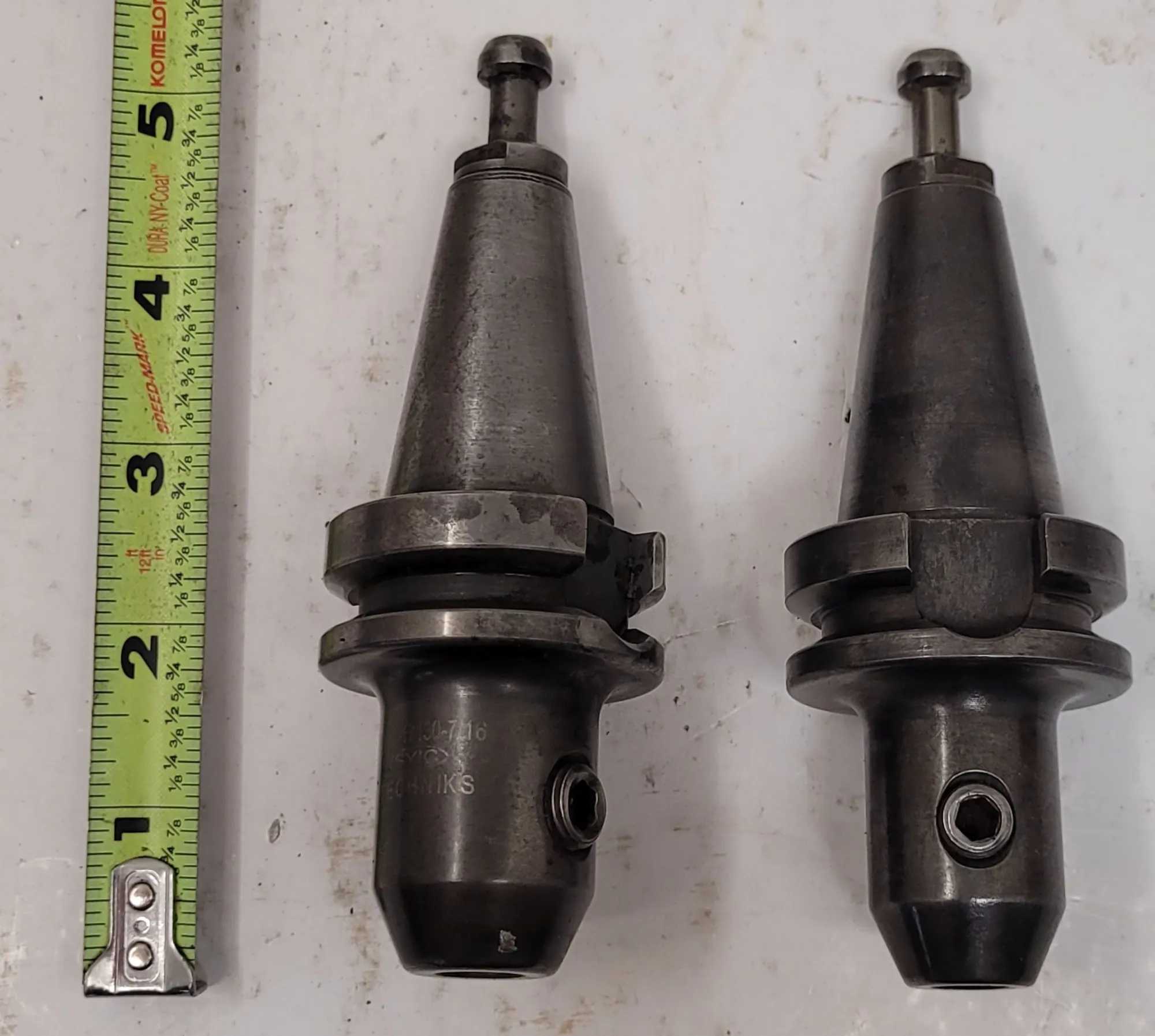 TECHNIKS SYIC 17130 CAT 30 END MILL HOLDER - 5-1/4IN OAL, 7/16 & 3/8IN BORE IDS - MACHINE TOOLING
