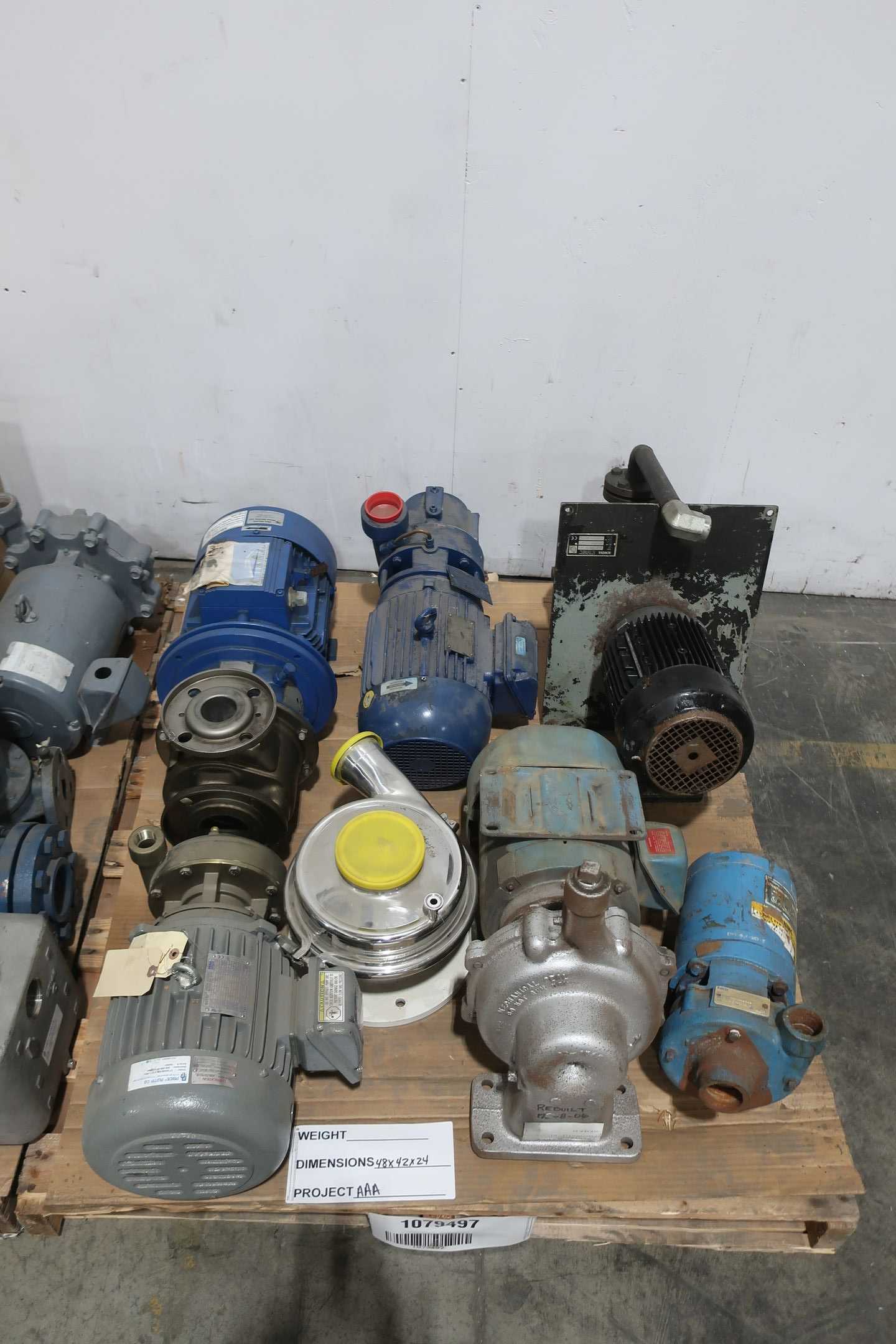 2 PALLETS OF ASSORTED CENTRIFUGAL PUMPS - CENTRIFUGAL PUMP