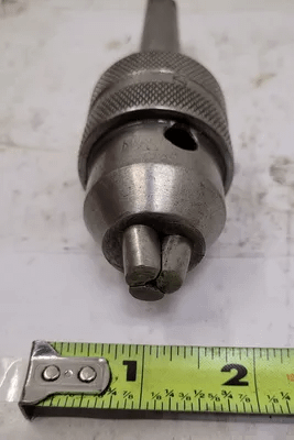 ETTCO KEYLESS DRILL CHUCK NO 2-AB, 2MT SHAFT, 6.25" OAL - MACHINE TOOLING