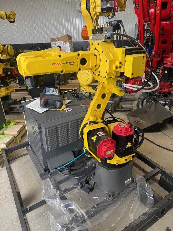 2018 FANUC M-10IA/10MS ARTICULATED ROBOT, 10KG PAYLOAD, 1101MM REACH, R-30IB PLUS CONTROL - ARTICULATED ROBOTS