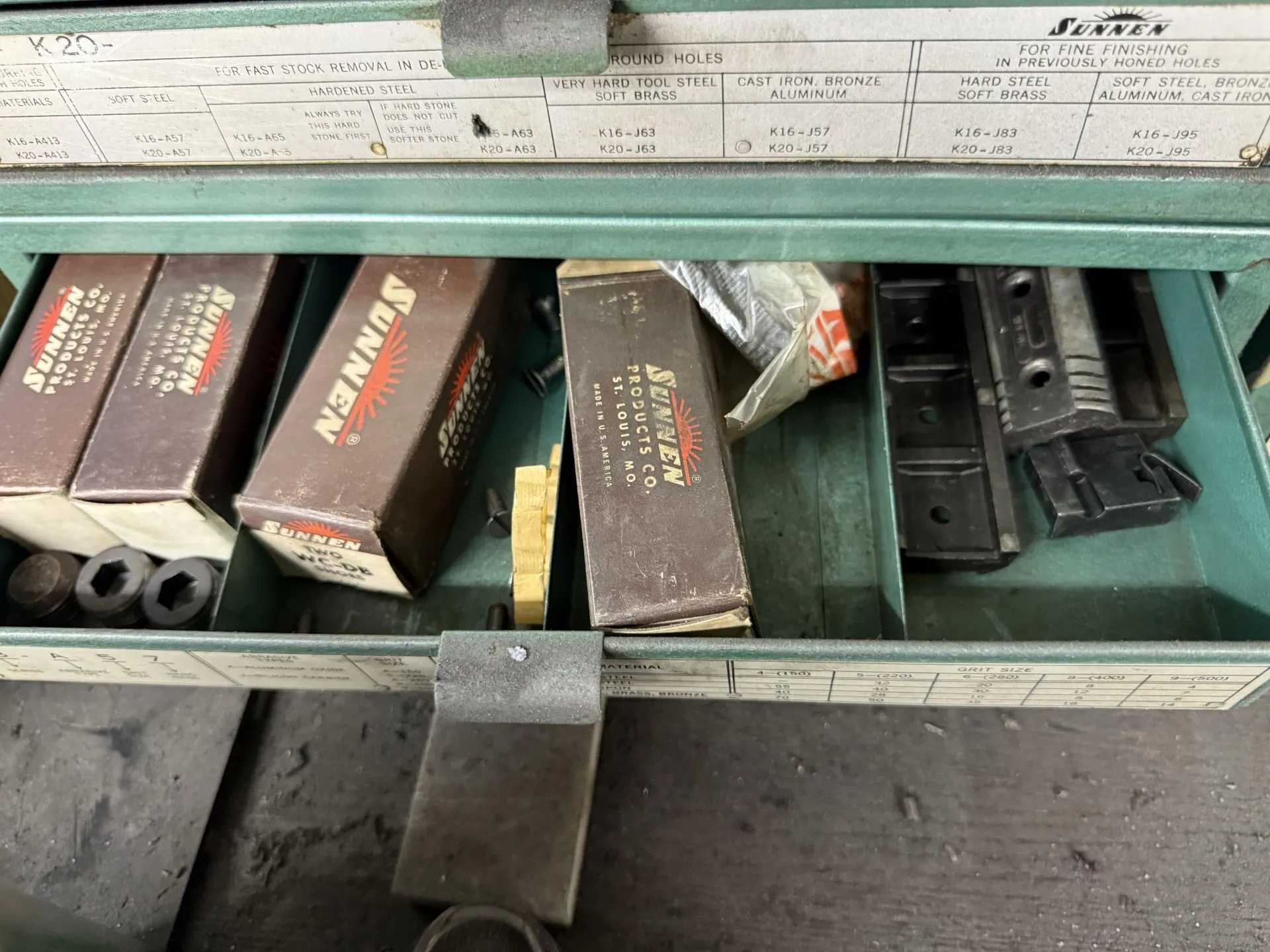 SUNNEN MBB-1600 HONING MACHINE, .060" TO 6-1/2" ID CAPACITY, 1/2 HP, 110V, WITH TOOLING - HONING MACHINES