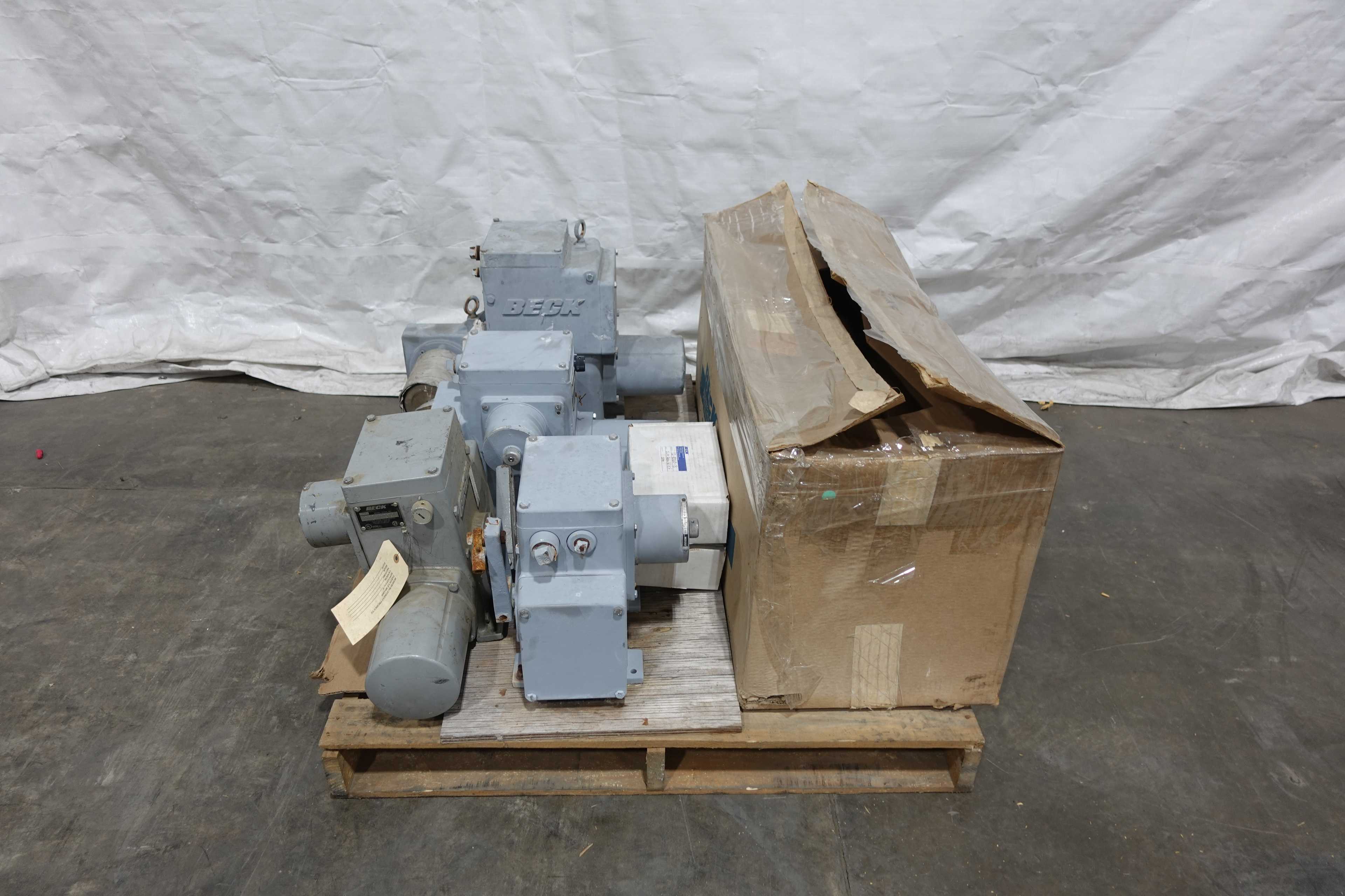 PALLET OF ASSORTED BECK PARTS AND ACCESSORIES - POWER TRANSMISSION