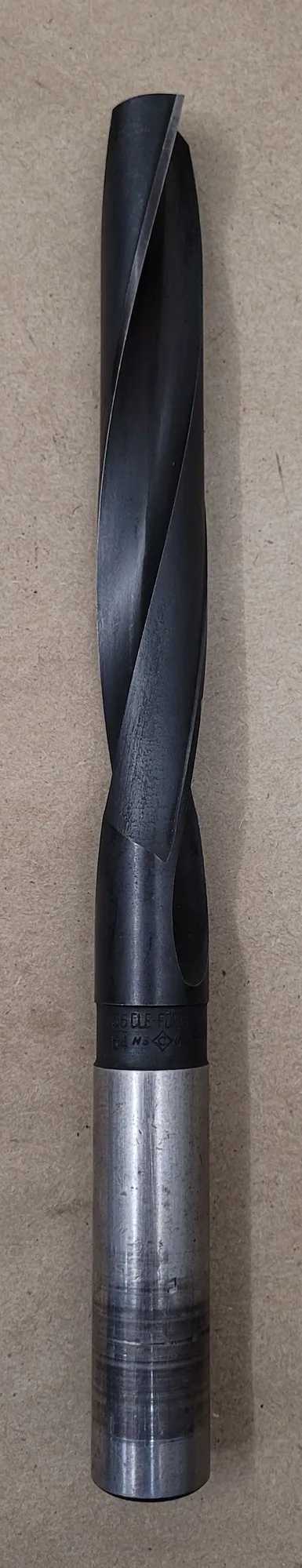 CLE-FORGE 55/64-INCH HSS TWIST DRILL, 10.5" OAL, 7" FLUTE, 0.85" SHANK DIAMETER, 3" SHANK - MACHINE TOOLING