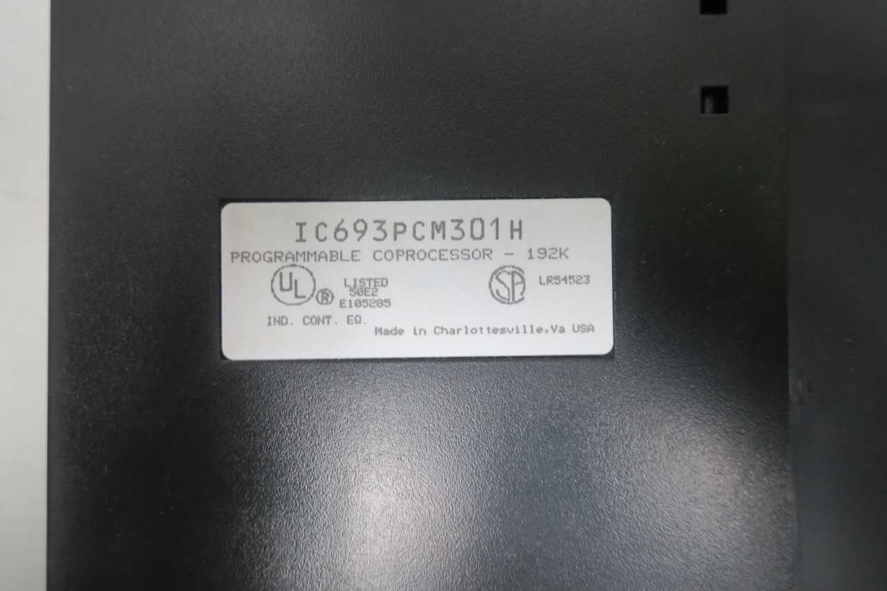 SKU 925250 - GE FANUC IC693PCM301H PROGRAMMABLE CO PROCESSOR MODULE - AUTOMATION & CONTROLS