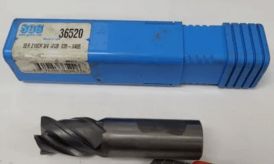 KYOCERA 36520 CENTER CUTTING SOLID CARBIDE END MILL, Z-CARB Z16CR, 4 FLUTE, 3/4" SHANK - MACHINE TOOLING