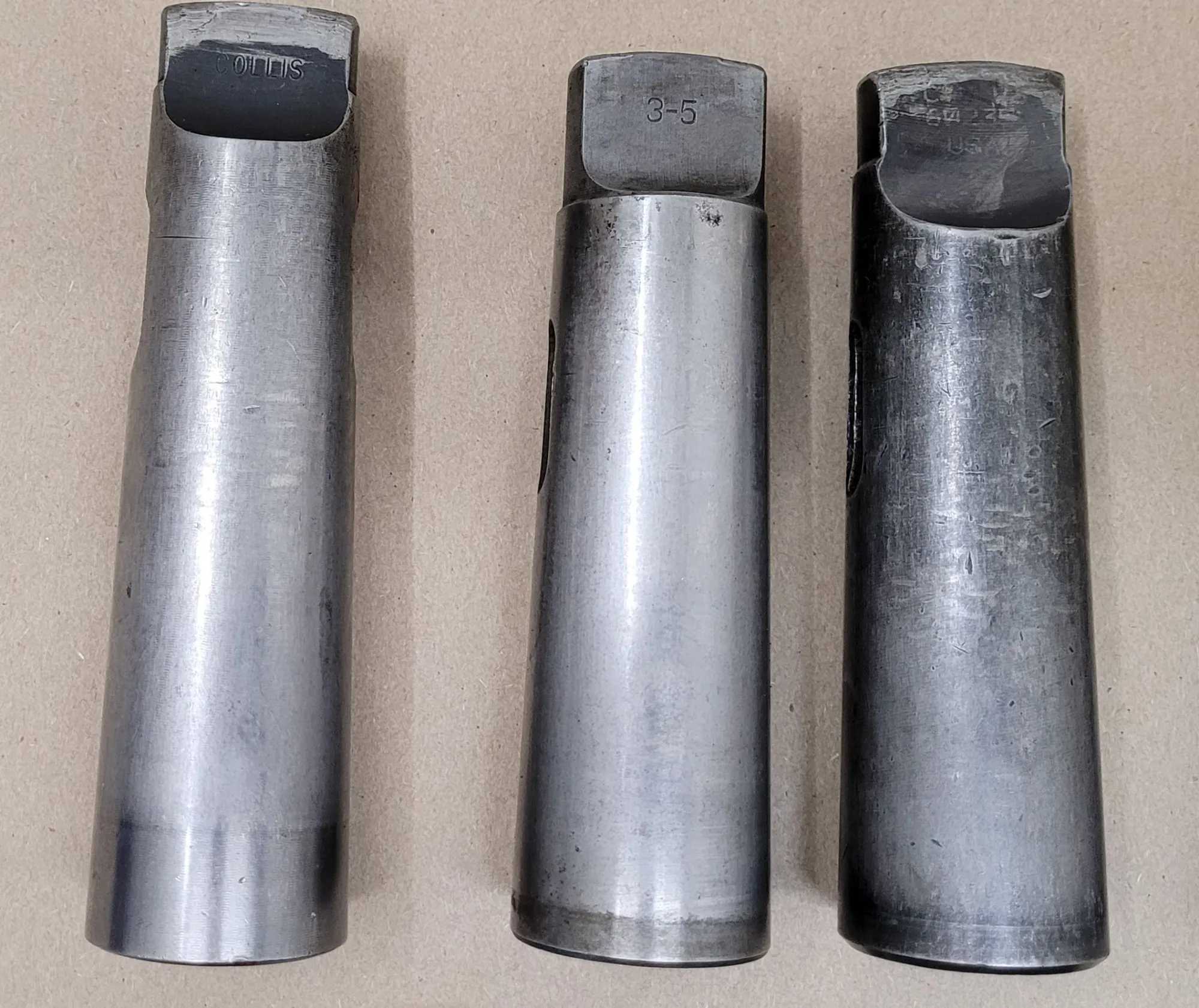 COLLIS 12-PIECE MORSE TAPER AND R8 HOLDER SLEEVE SET, 1MT-5MT, 24MM R8, 6-INCH LENGTH - MACHINE TOOLING
