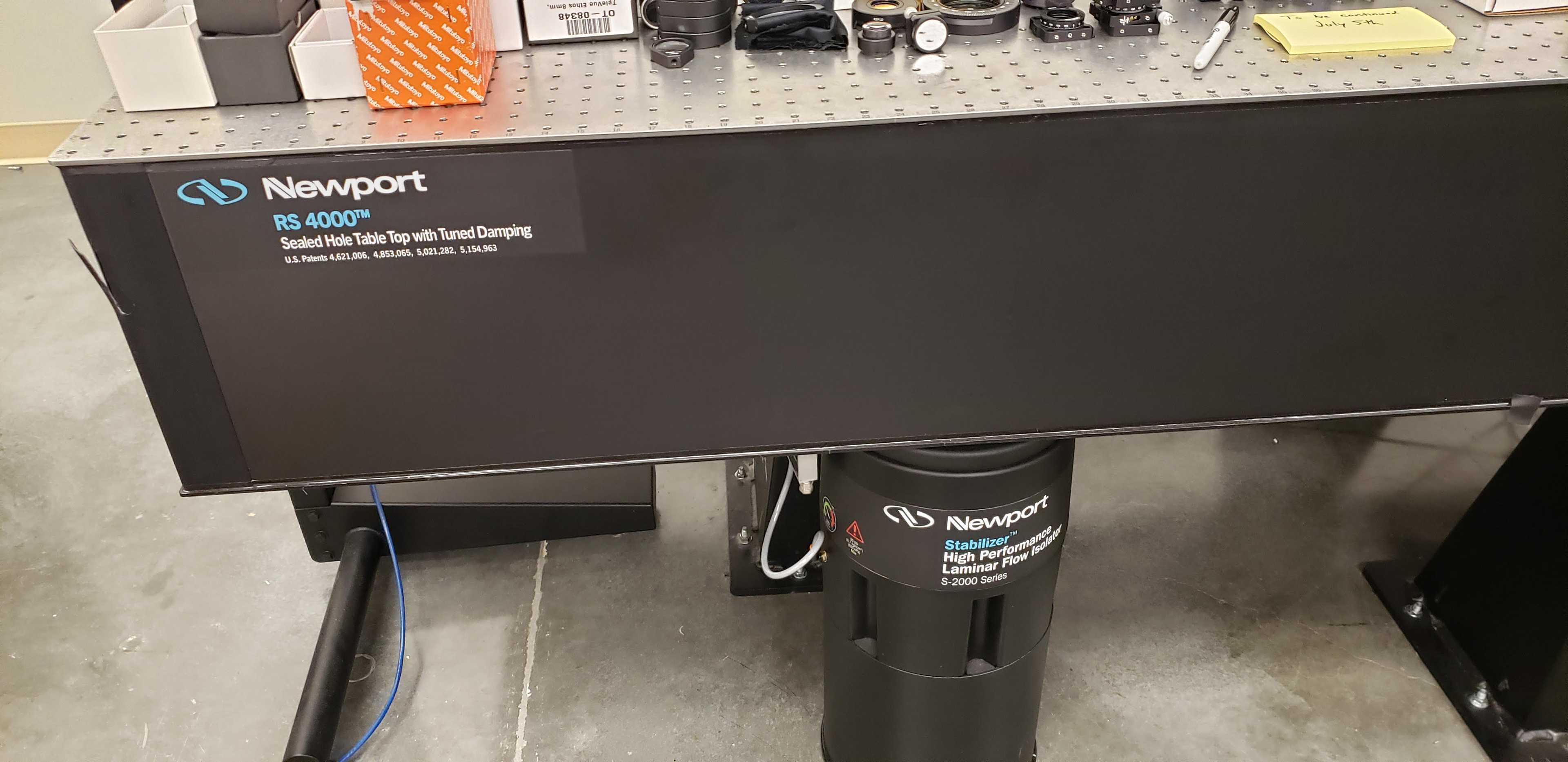 NEWPORT RS 4000 OPTICS WORK TABLE - WORK TABLE
