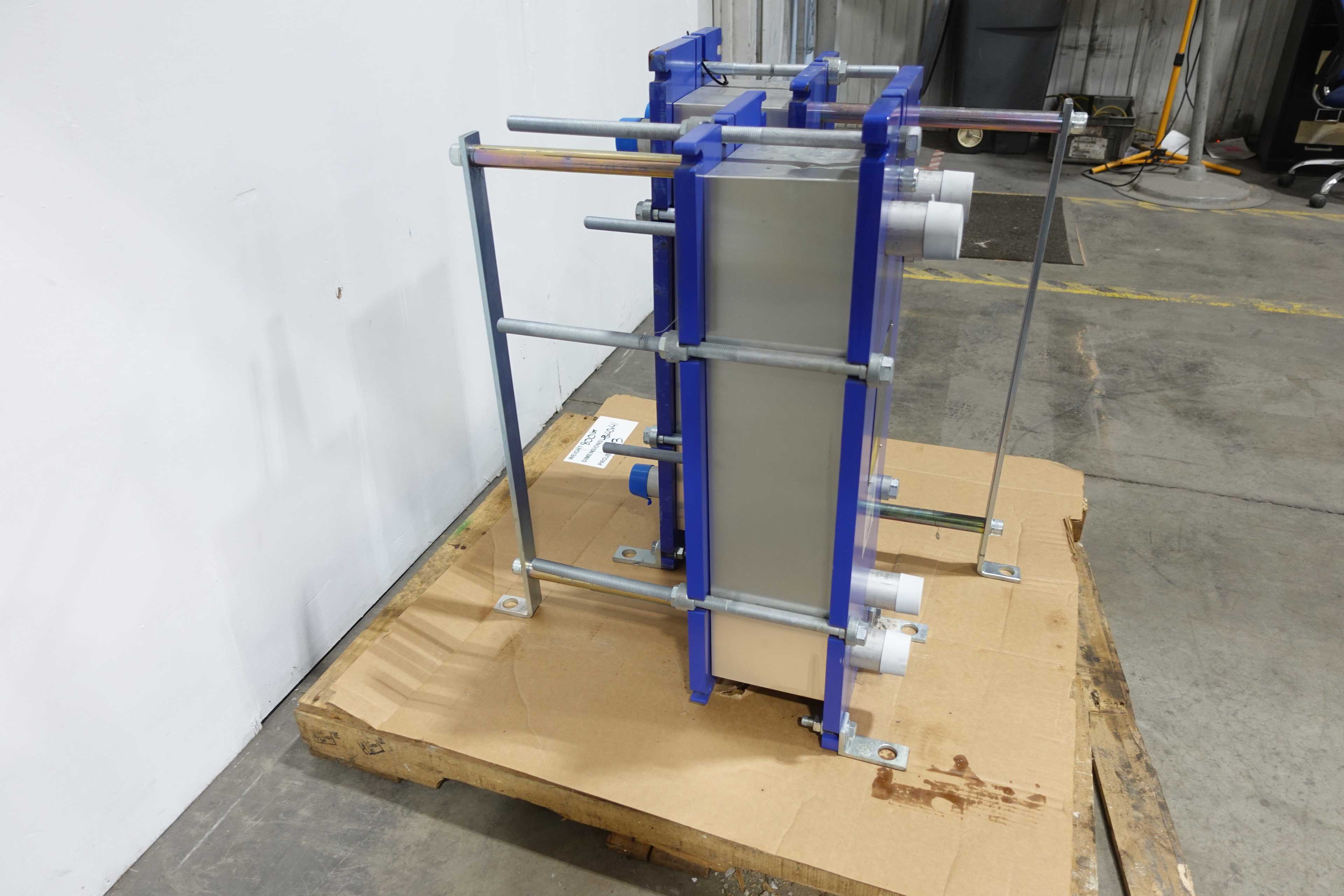 LOT OF 2 ALFA LAVAL M6-FG HEAT EXCHANGER - PLATE HEAT EXCHANGER