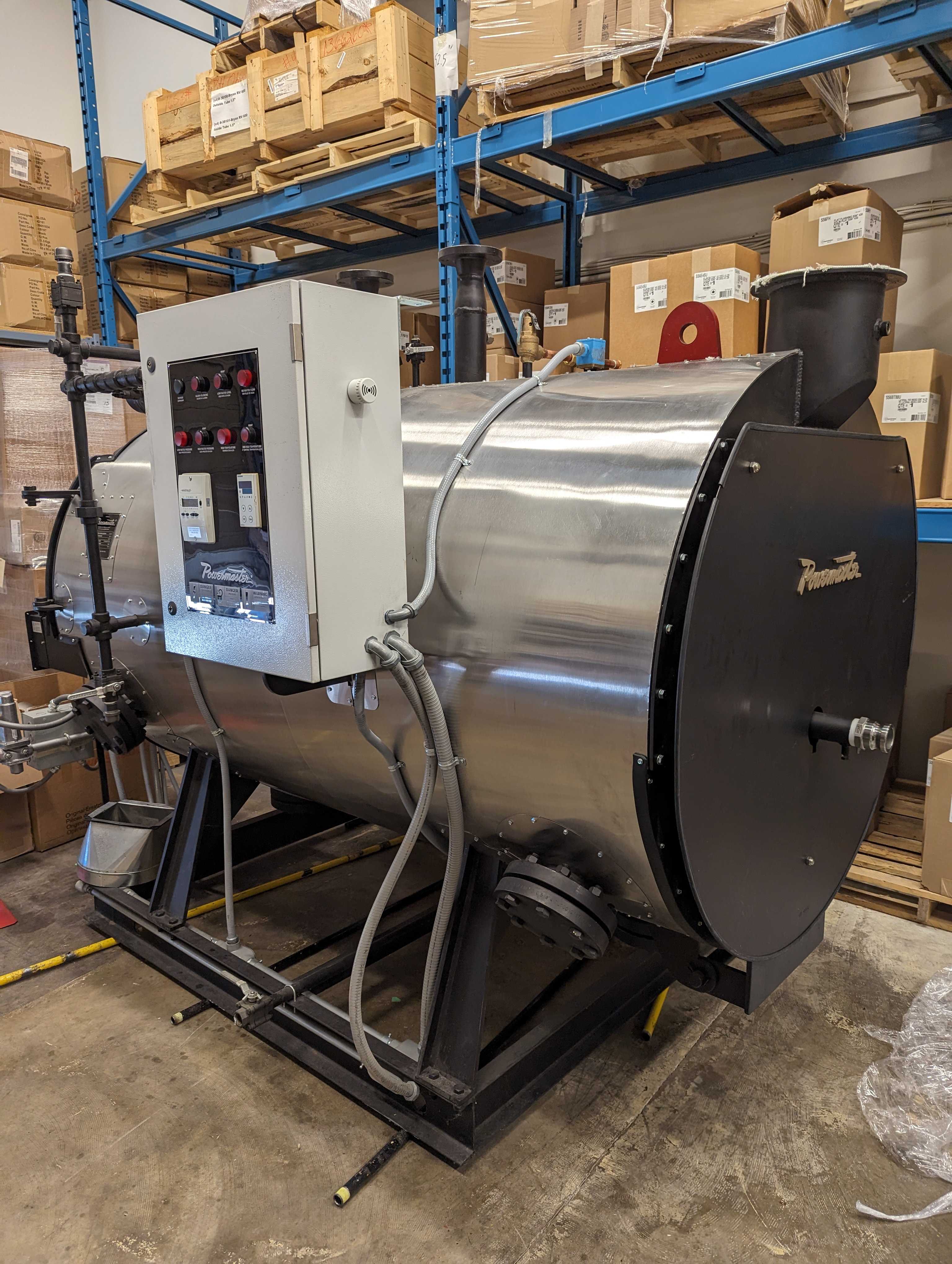 2020 POWERMASTER SWB 30 HP FIRE TUBE BOILER WITH 2020 WEISHAUPT BURNER - FIRE TUBE BOILER