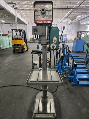 POWERMATIC 20" VARIABLE SPEED FLOOR MODEL DRILL PRESS, MODEL 1200 WITH POWER DOWN FEED - UPRIGHT DRILL PRESSES