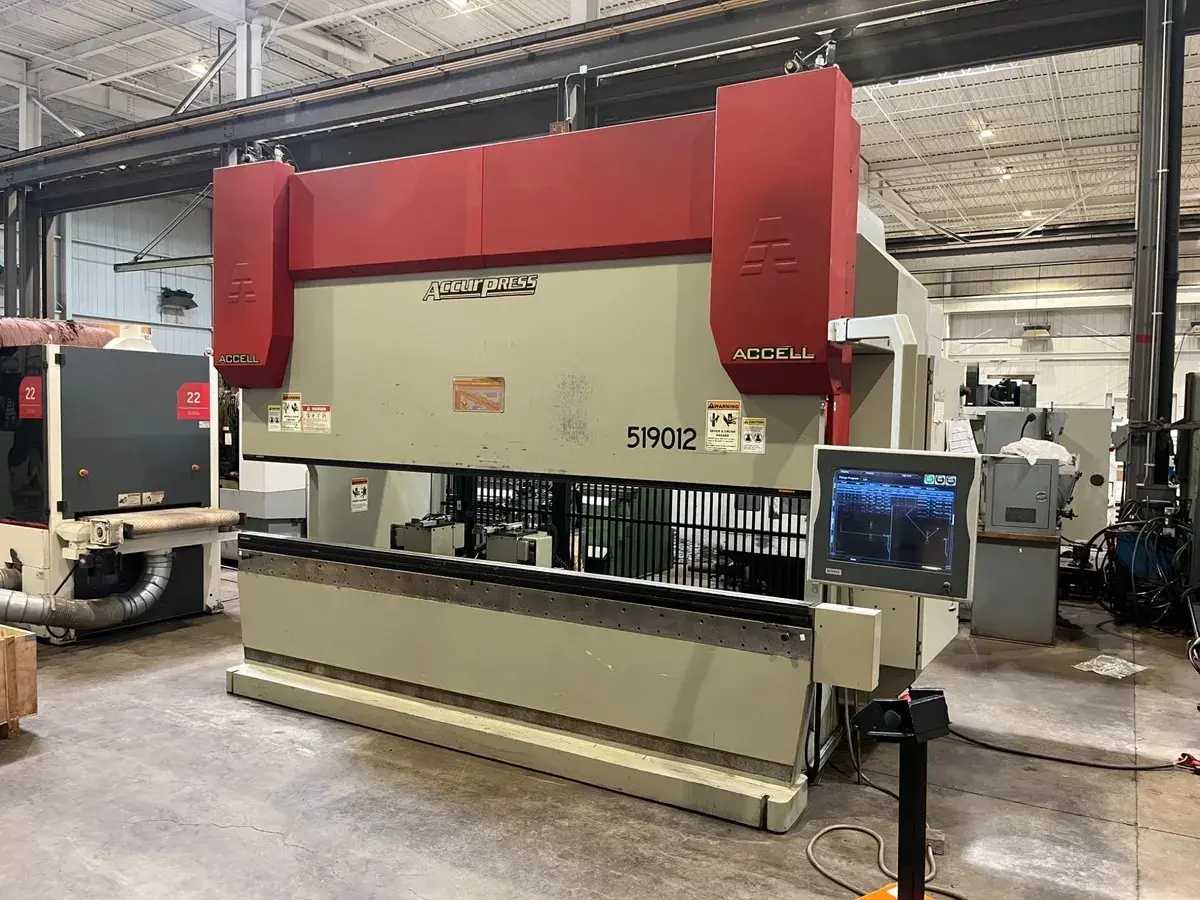 2011 ACCURPRESS 519012 PRESS BRAKES, 190 TON BENDING CAP, 144 IN BED LENGTH, 4 AXIS BACKGAUGE - PRESS BRAKES