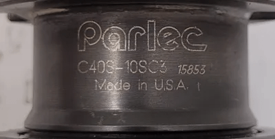 PARLEC C40S-10SC3 COLLET CHUCK (CAT 40 HOLDER) - MACHINE TOOLING