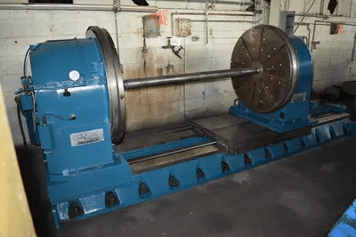 (2) EIMELDINGEN/RUSACH 39.5" VERTICAL ROTARY TABLES W/ TAILSTOCK & MASTER SLIDE - ROTARY TABLES