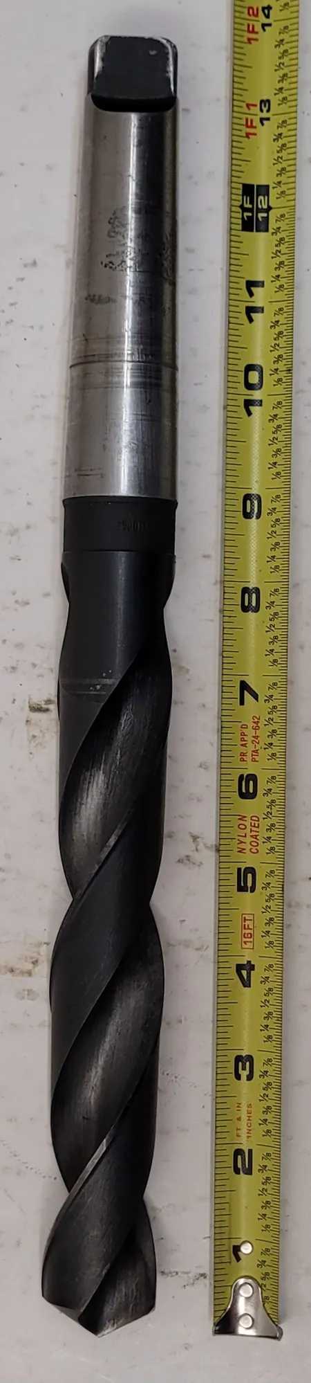 CLEVELAND DRILL CO. CLE-FORGE TAPER SHANK DRILL BIT, 1-15/64" SIZE, 4MT SHANK - MACHINE TOOLING