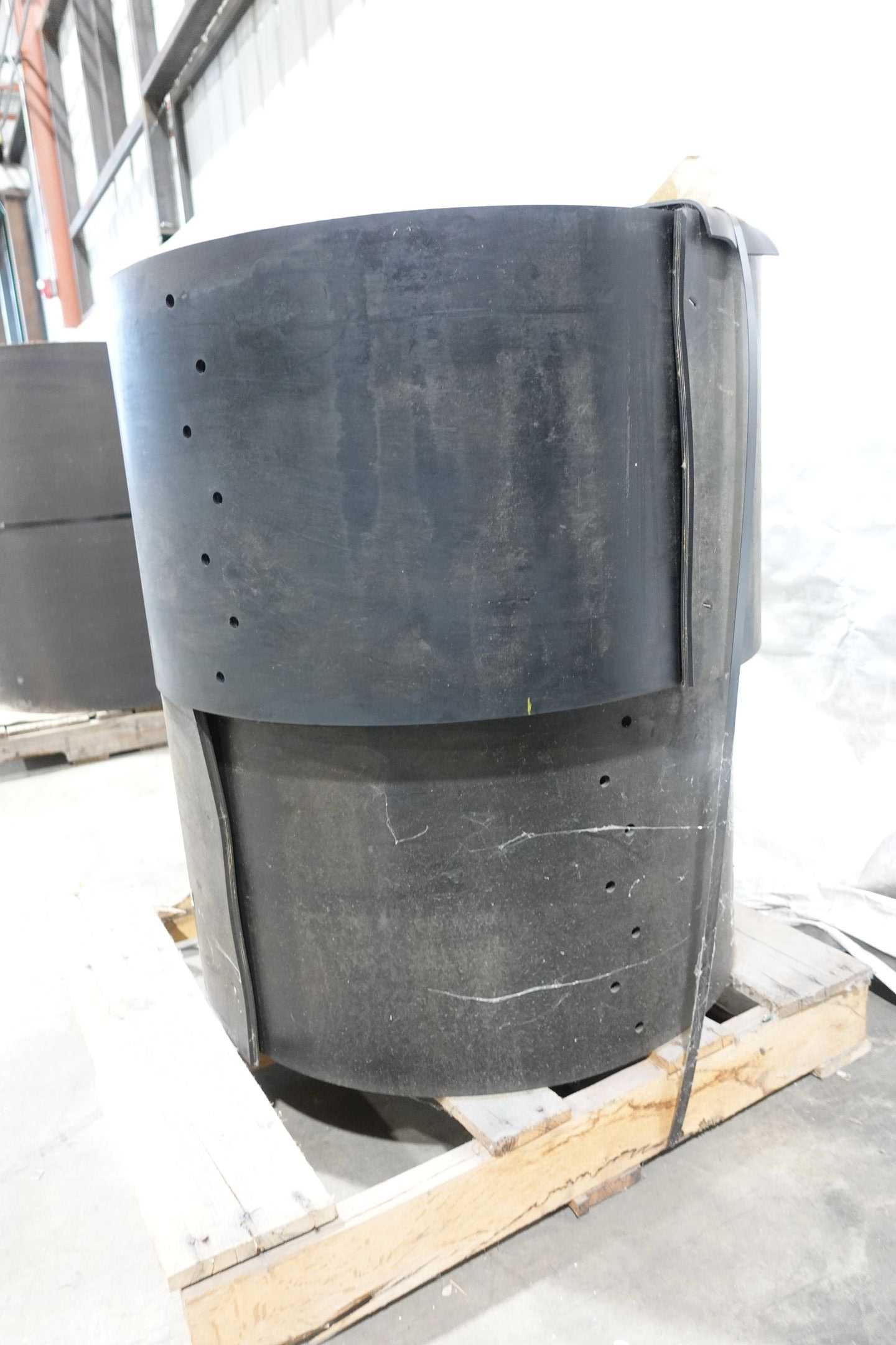 SKU 1740524 - LOT OF 2 AP3/330G23 16X1/16 CONVEYOR BELTS, 14.75 IN WIDE, 100 FT LONG - CONVEYOR PARTS