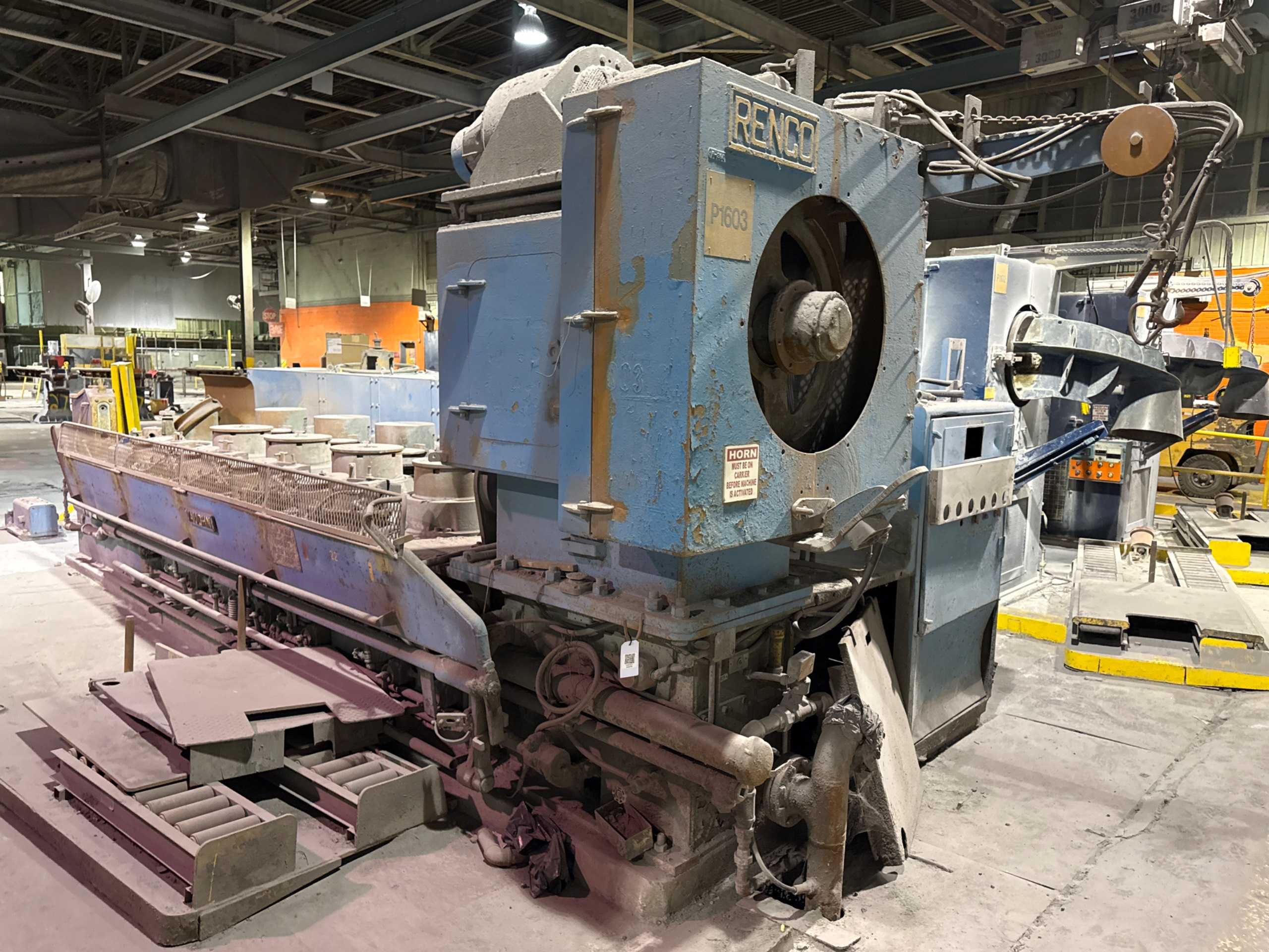VAUGHN MULTI-BLOCK WIRE DRAWING MACHINE - WIRE DRAWING MACHINES