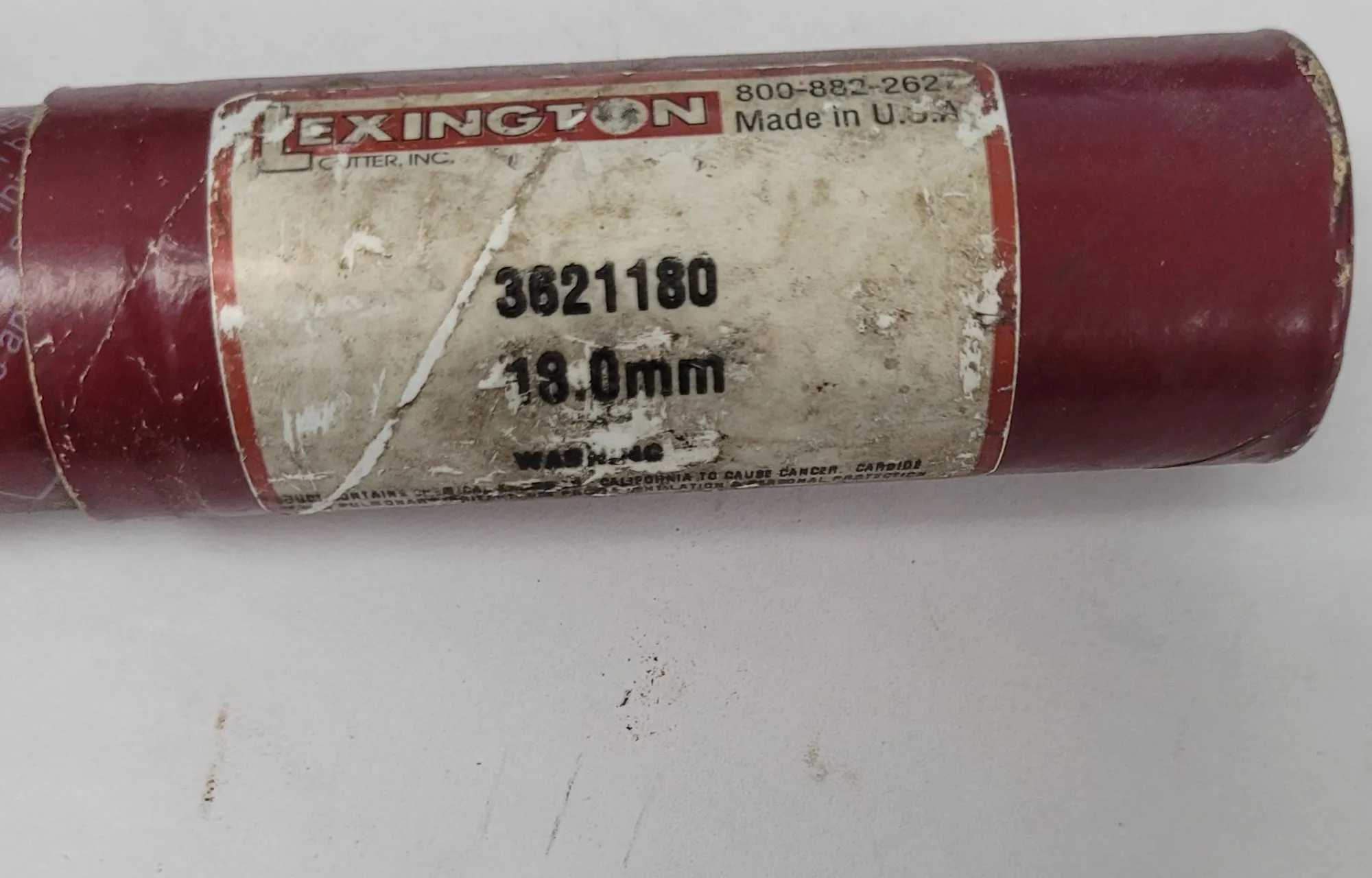 LEXINGTON 3621180 REAMER 18.0MM, 8-1/4” OAL, 23/32" SHANK DIAMETER - MACHINE TOOLING