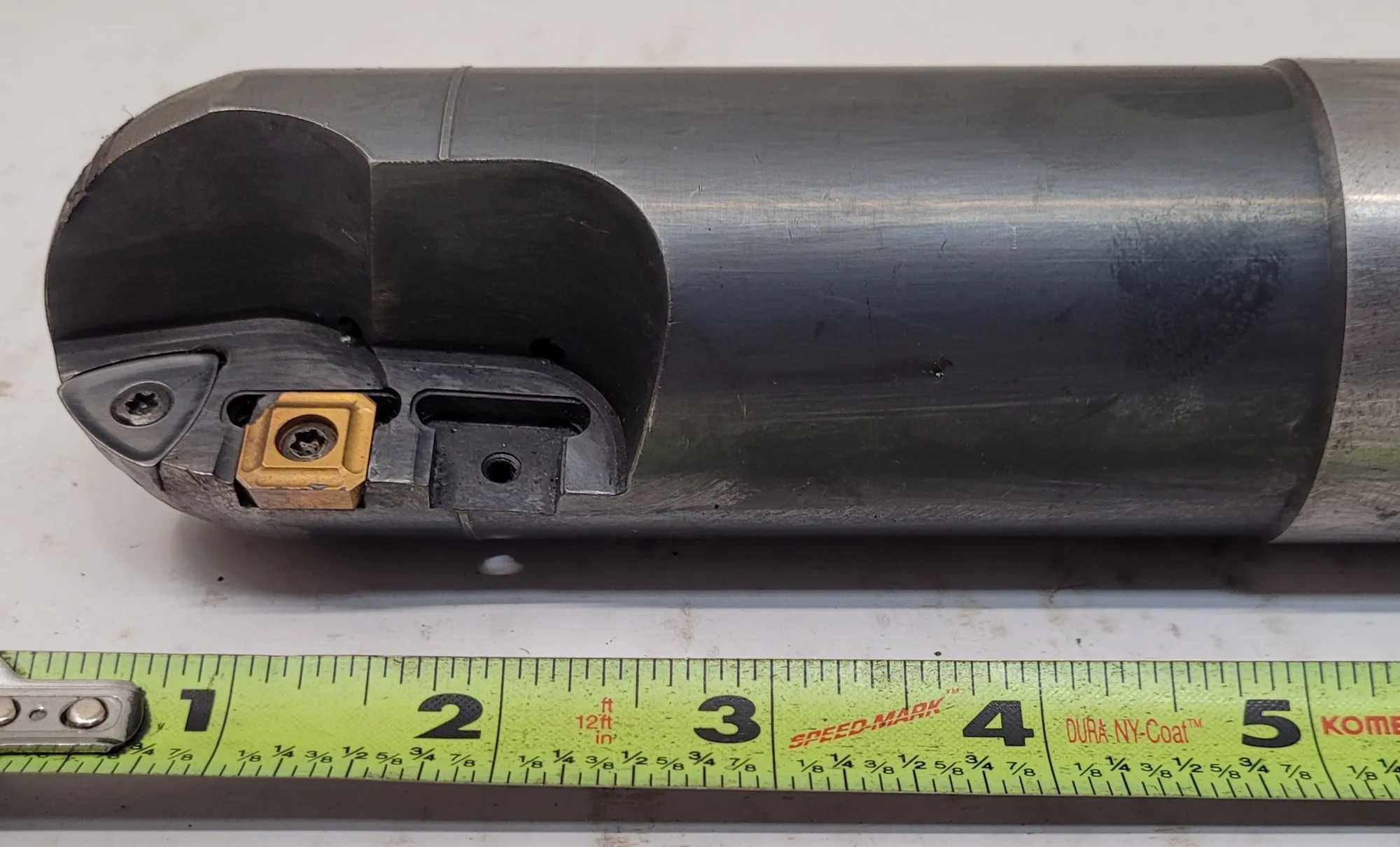 KENNAMETAL HERTEL R25.4 4.34750R506U INDEXABLE BALL NOSE END MILL OAL: 8-3/4IN D: 2IN - MACHINE TOOLING