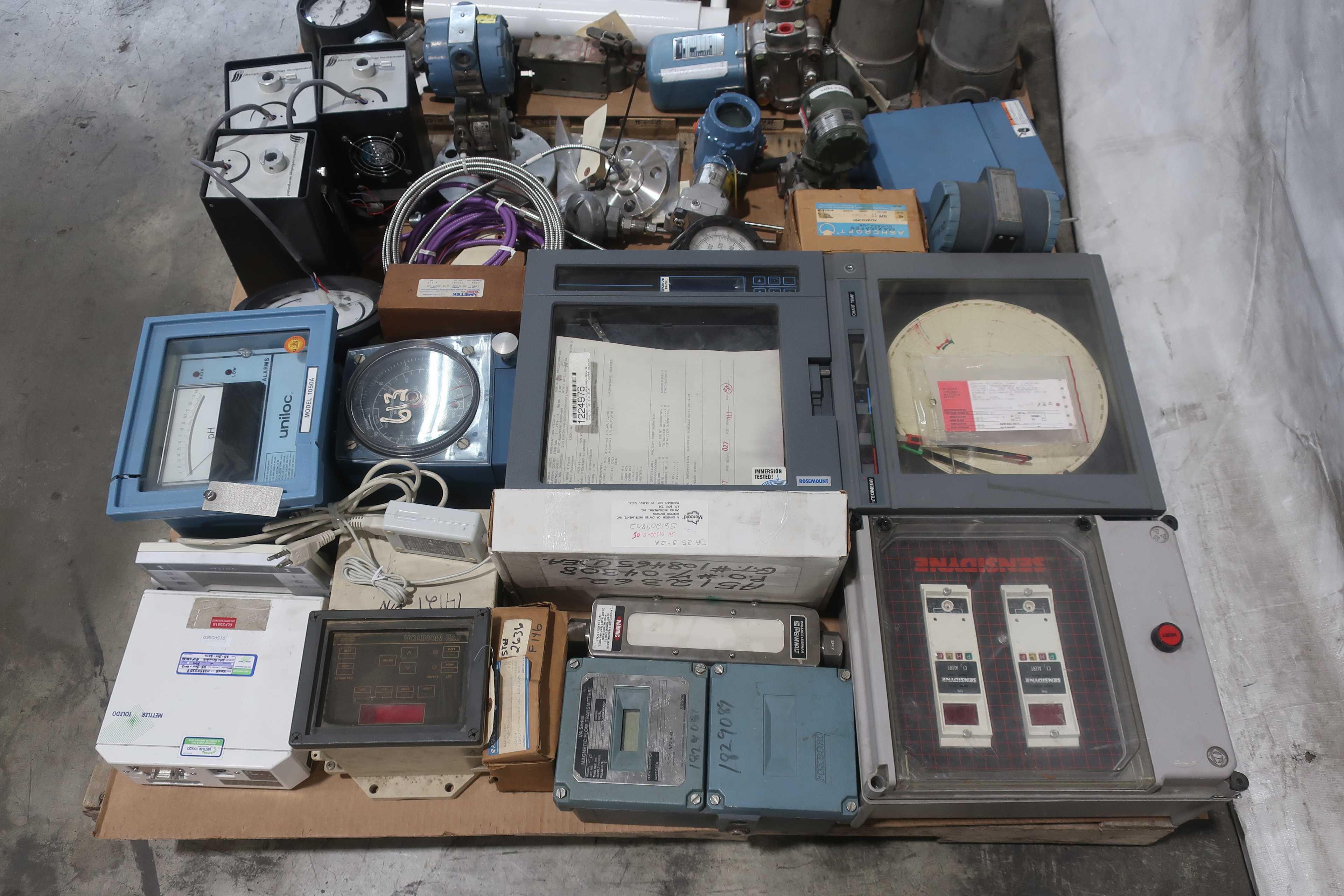 2 PALLETS OF ASSORTED INSTRUMENTATION - INSTRUMENTATION