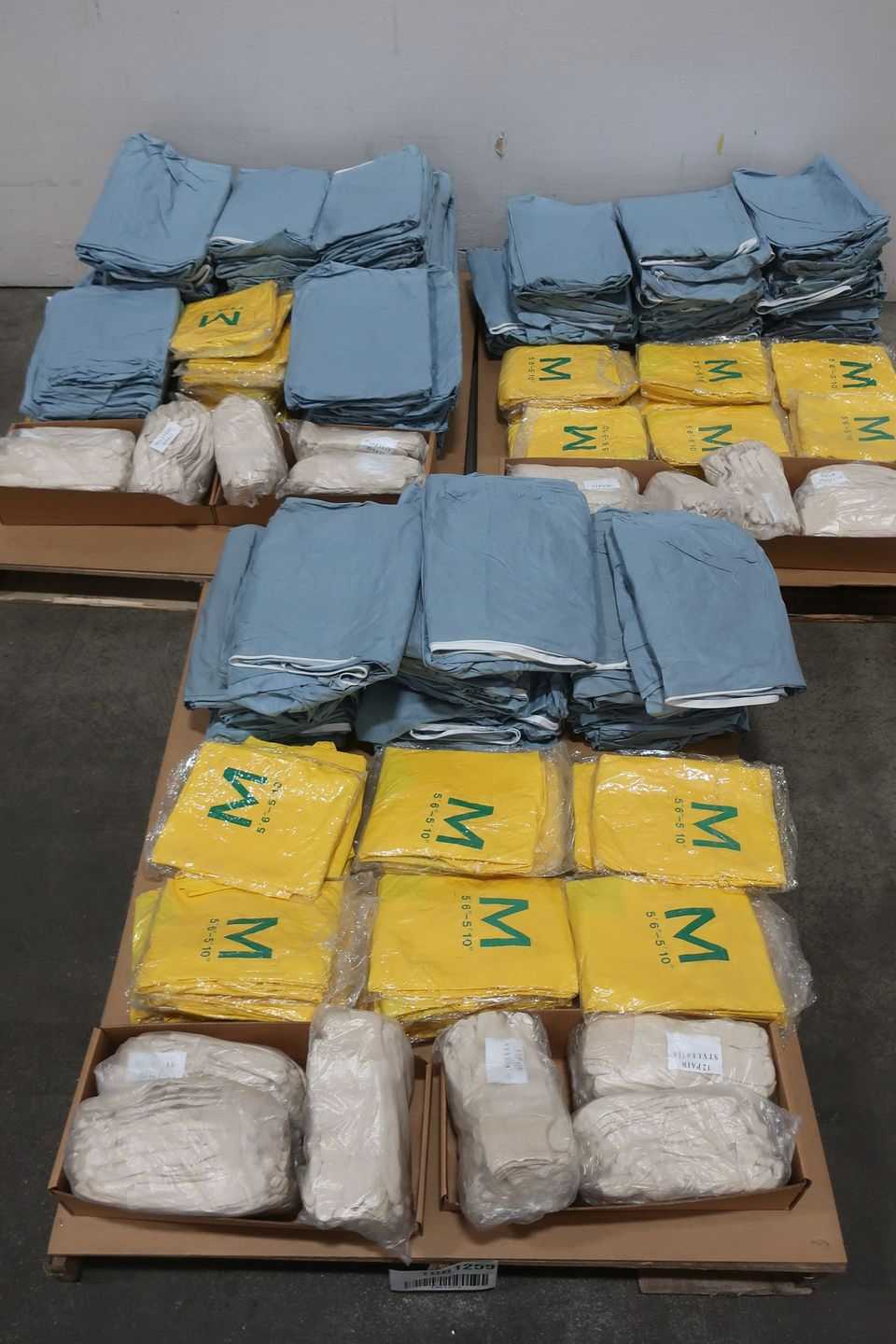3 PALLETS OF ASSORTED PPE 3 PALLETS OF ASSORTED PPE