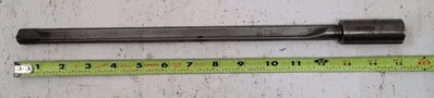CJT STRAIGHT FLUTE DRILL BIT, .65" X 15", 2 STRAIGHT FLUTES, 15” OAL, 1” SHANK, .65” HEAD - MACHINE TOOLING