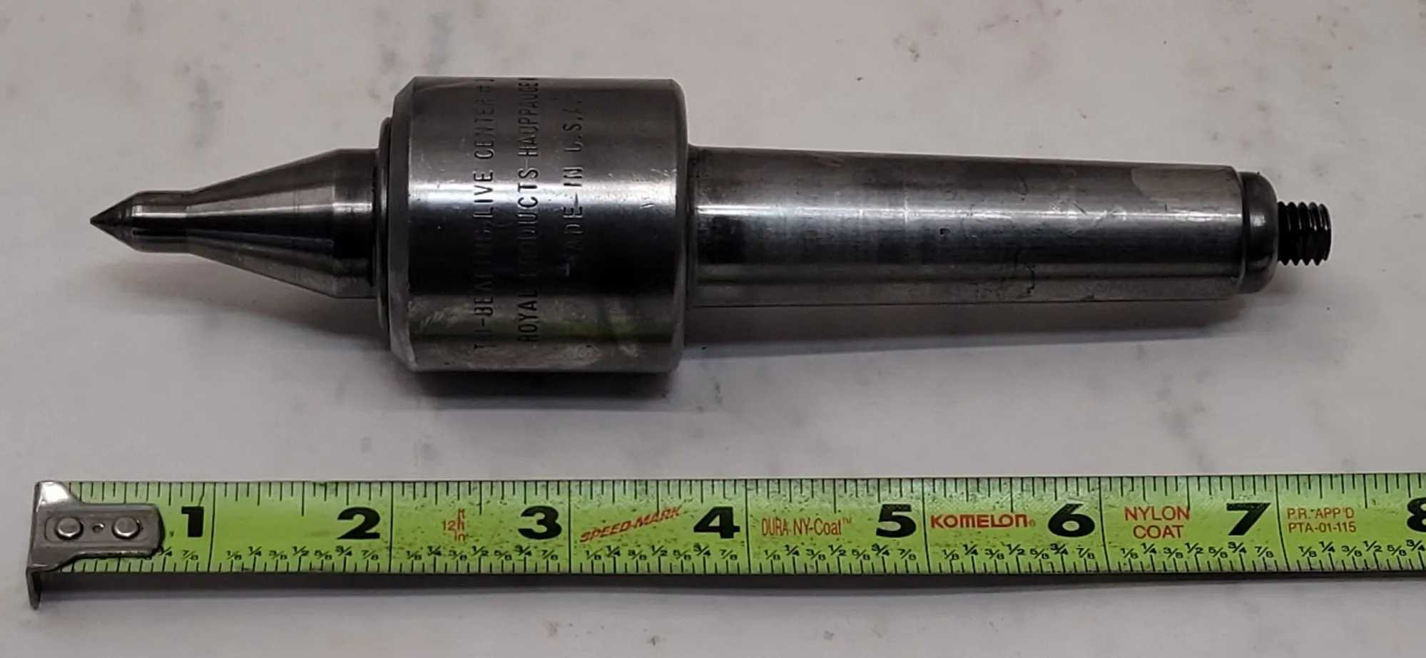 PREMIUM ROYAL PRODUCTS #3MT TRI-BEARING LIVE CENTER FOR PRECISION MACHINING - MACHINING TOOLING & PARTS