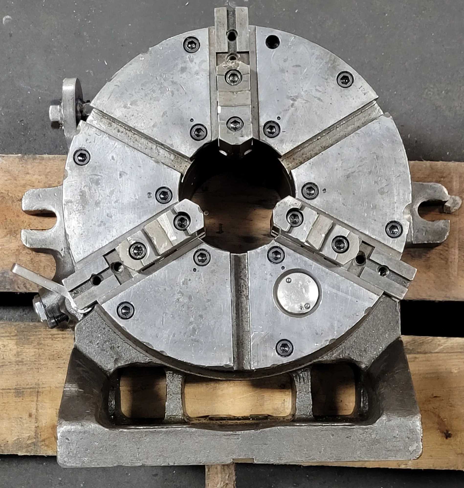 CUSHMAN SUPER SPACER W/ 12IN CUSHMAN – 3 JAW CHUCK - MACHINING TOOLING & PARTS