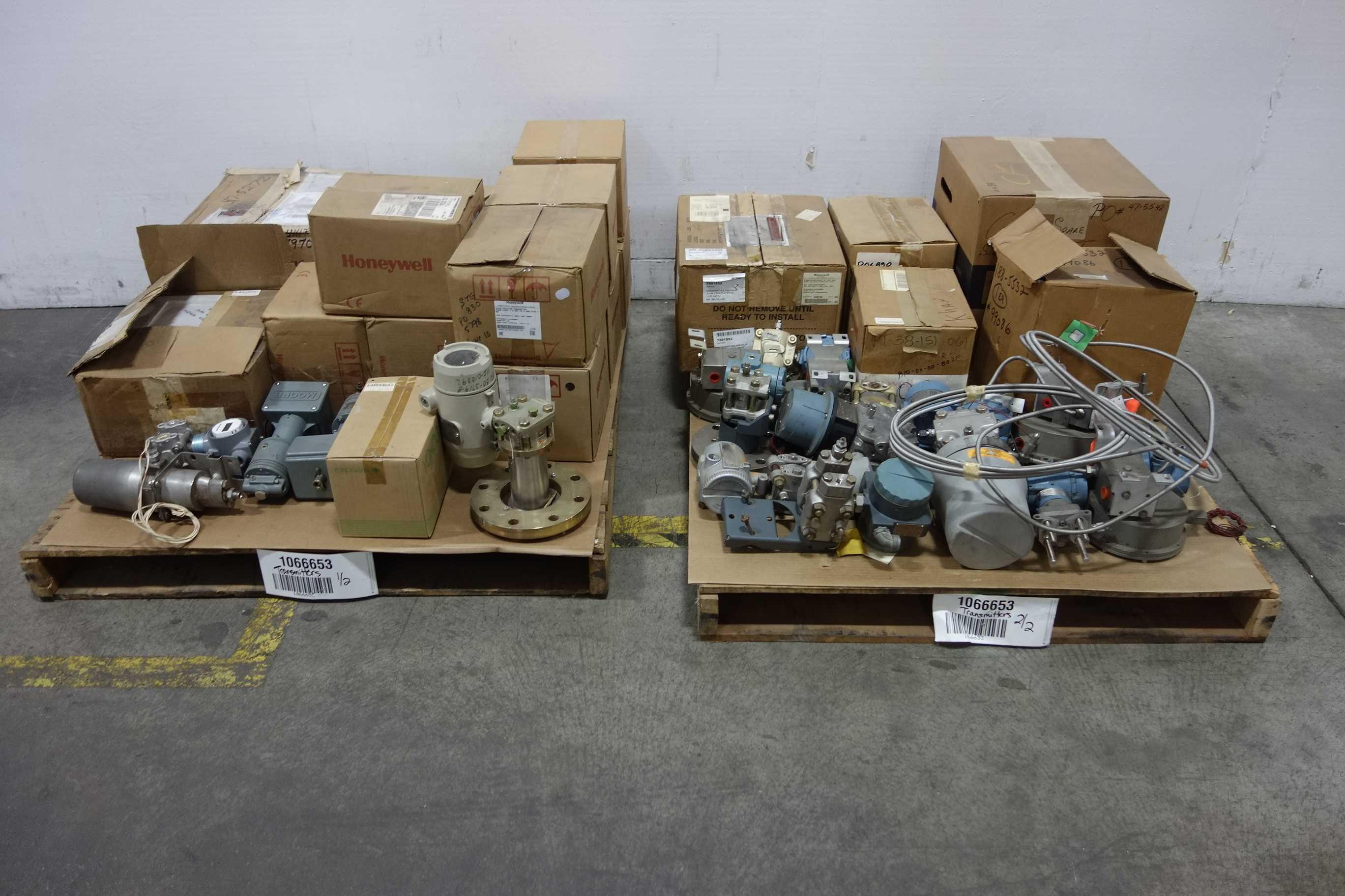 2 PALLETS OF ASSORTED TRANSMITTERS - PRESSURE TRANSMITTER