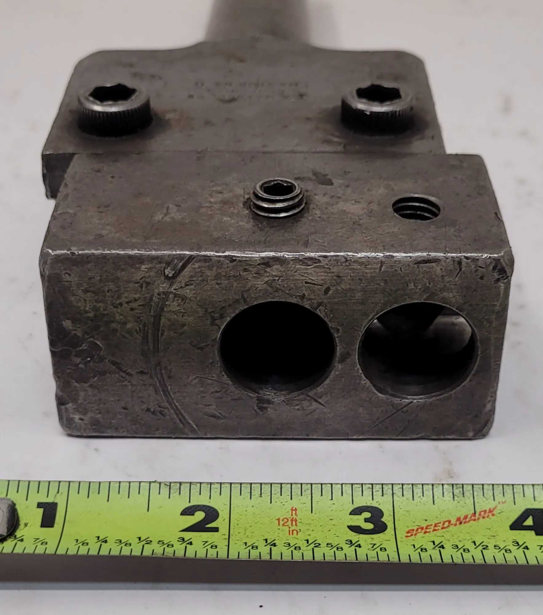 EA MAXWELL CO. MASTUR NO 6 BORING HEAD W/ #4 MT ARBOR - MACHINE TOOLING