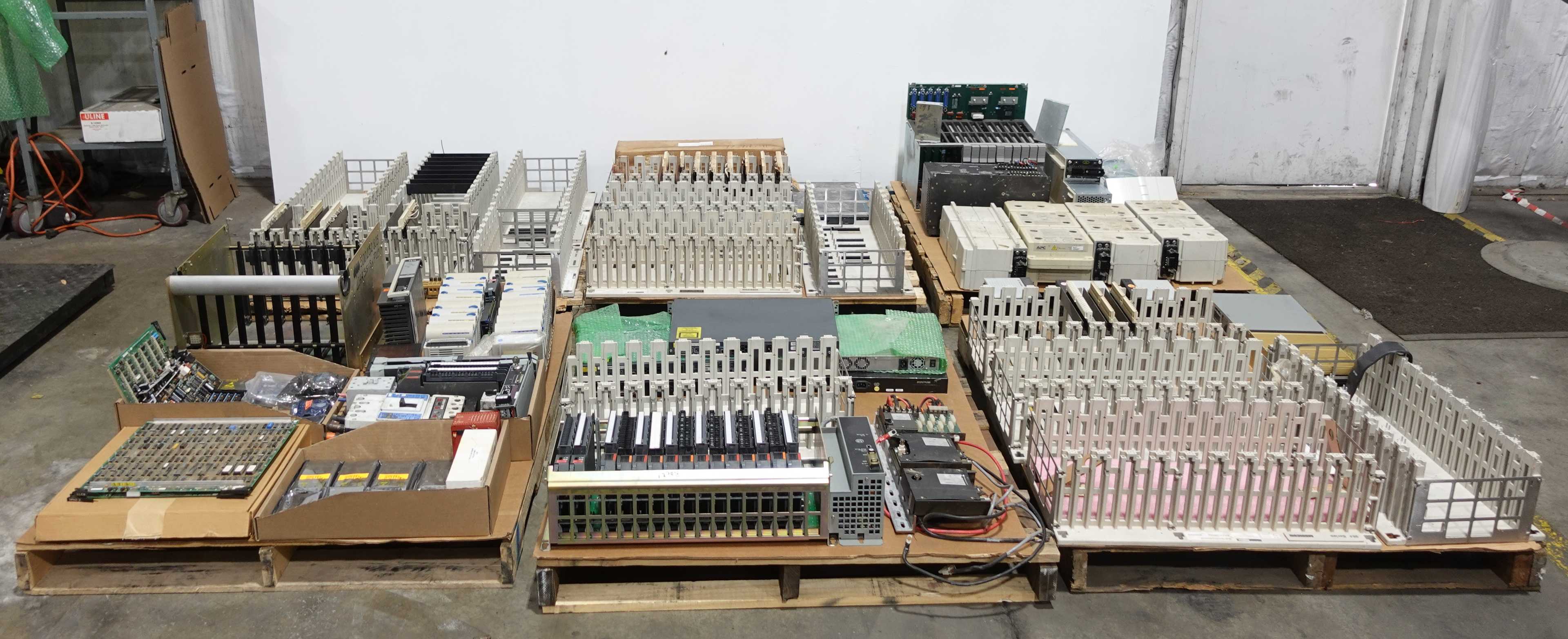 6 PALLETS OF ASSORTED AUTOMATION AND ELECTRICAL CONTROLS