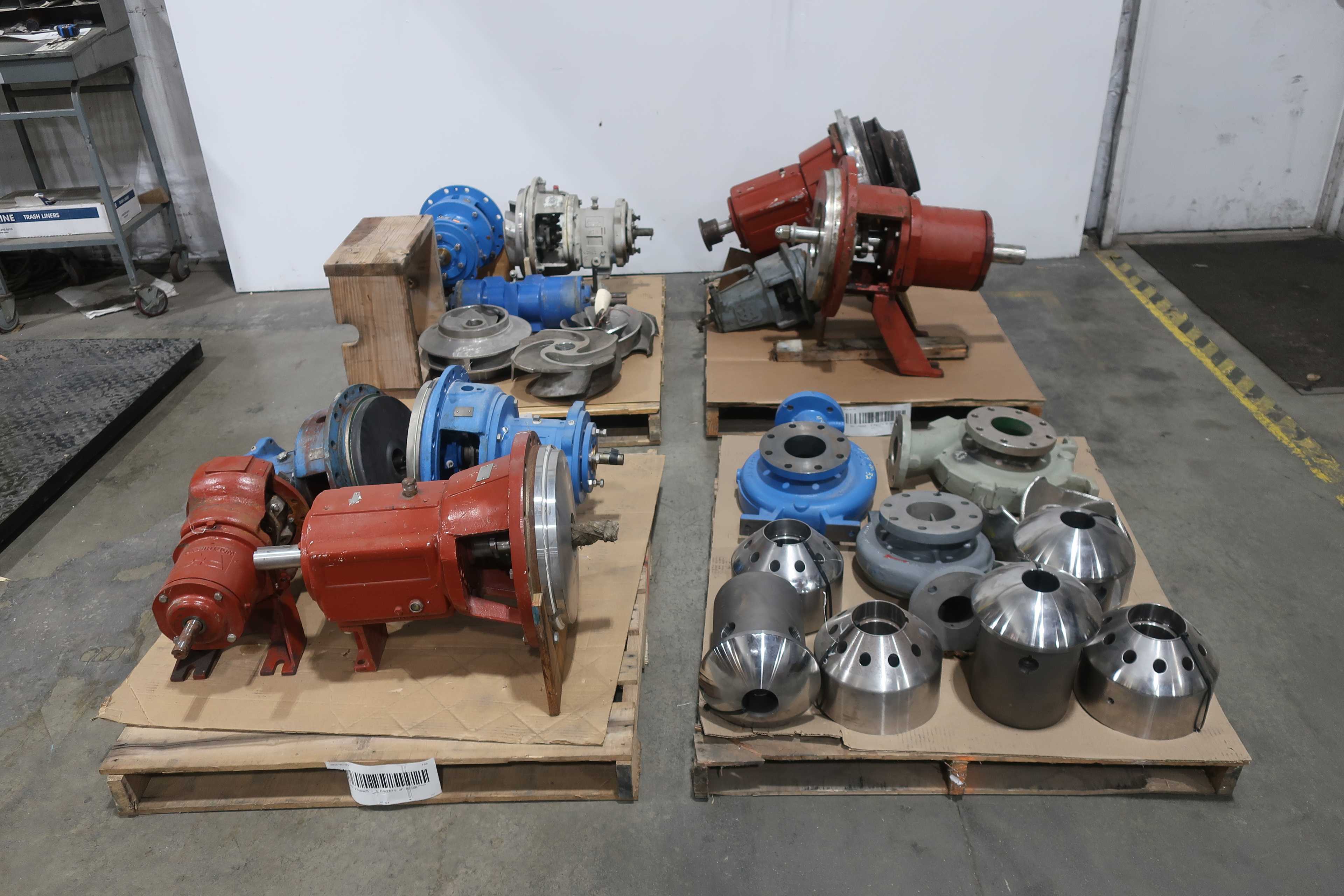 SKU 1748465 - 4 PALLETS OF ASSORTED PUMP PARTS AND ACCESSORIES - PUMP REPLACEMENT PARTS