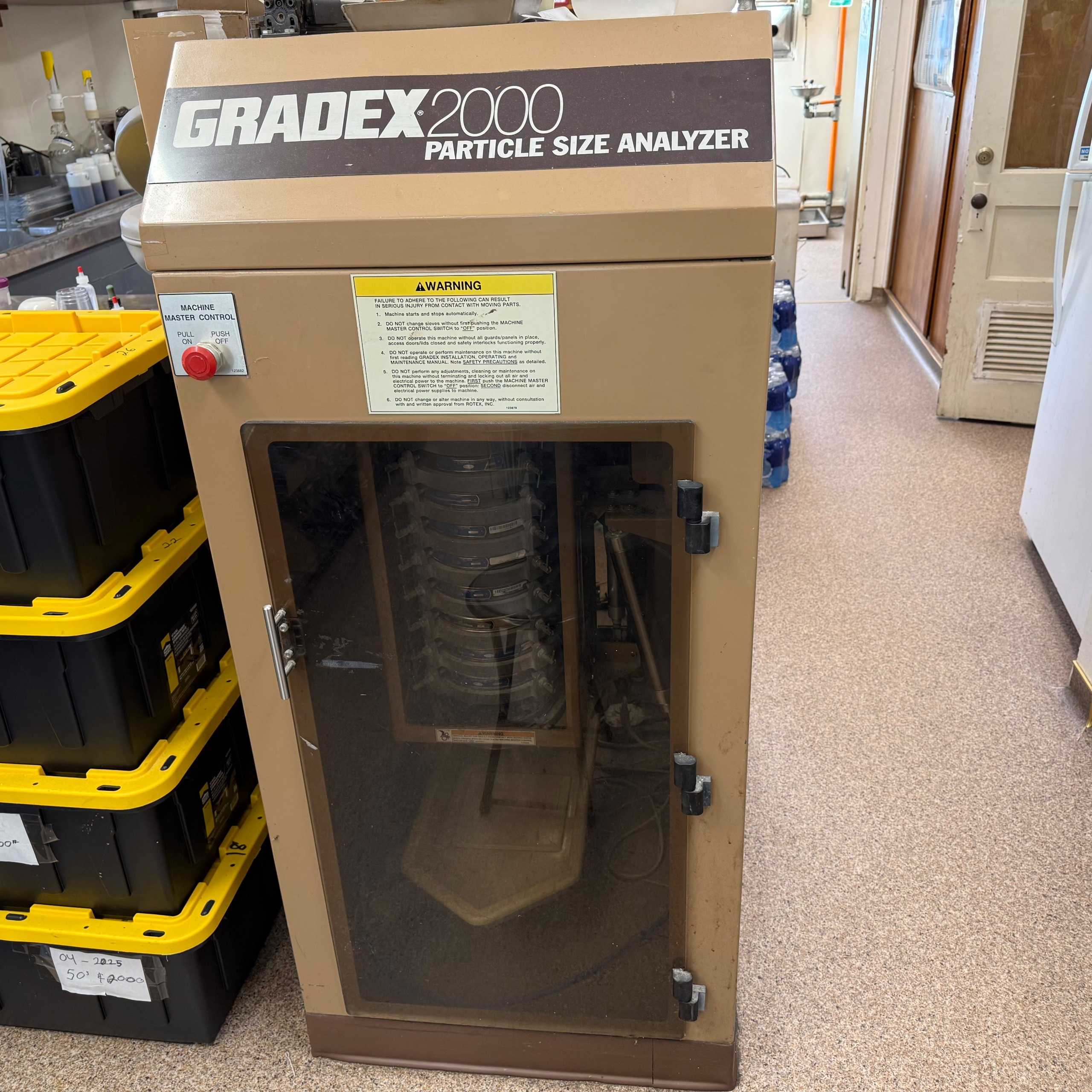 GRADEX G203-NP1 PARTICLE SIZE ANALYZER - ANALYZER