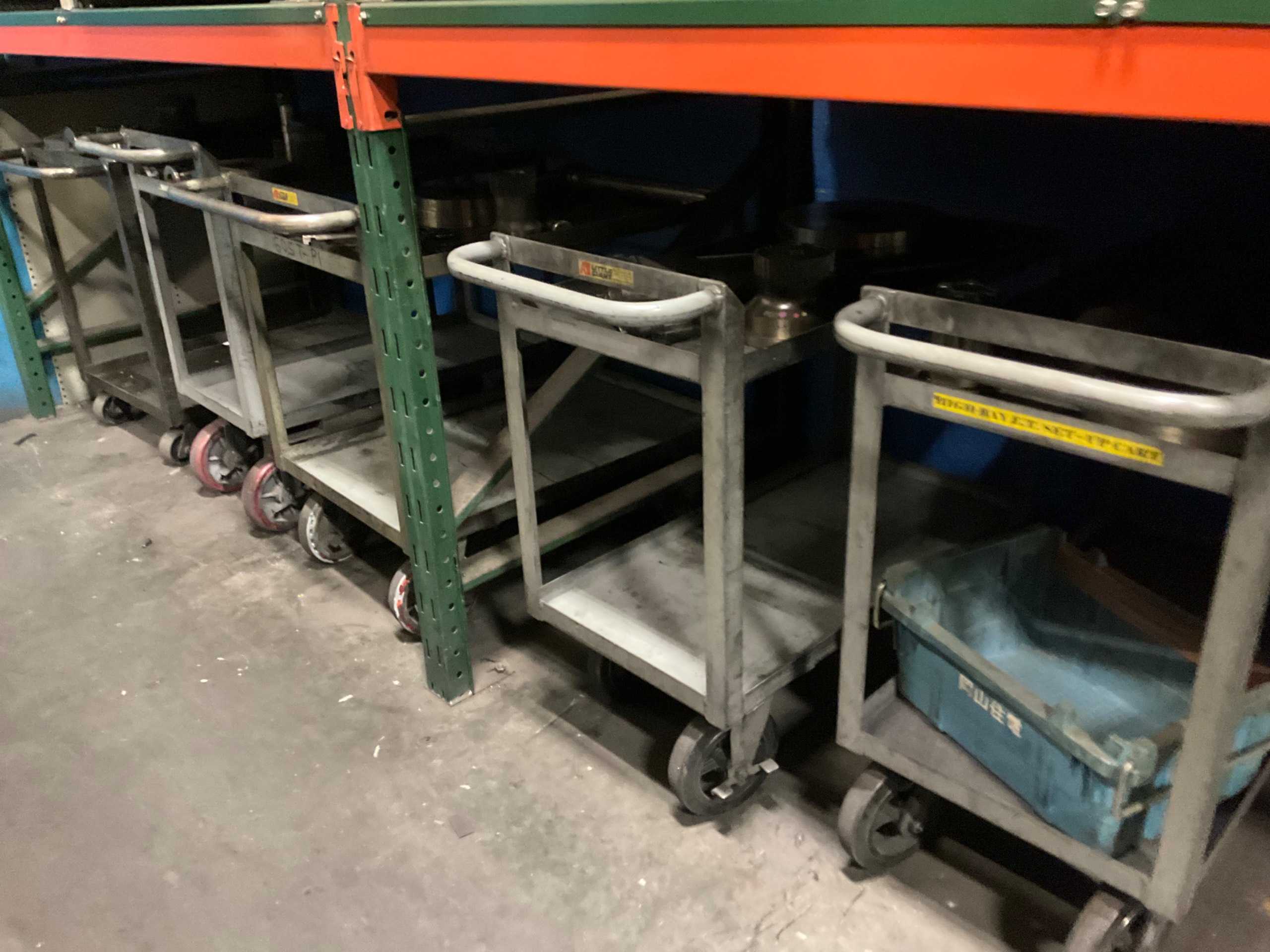 QTY 9: ROLLING CART - ROLLING CARTS