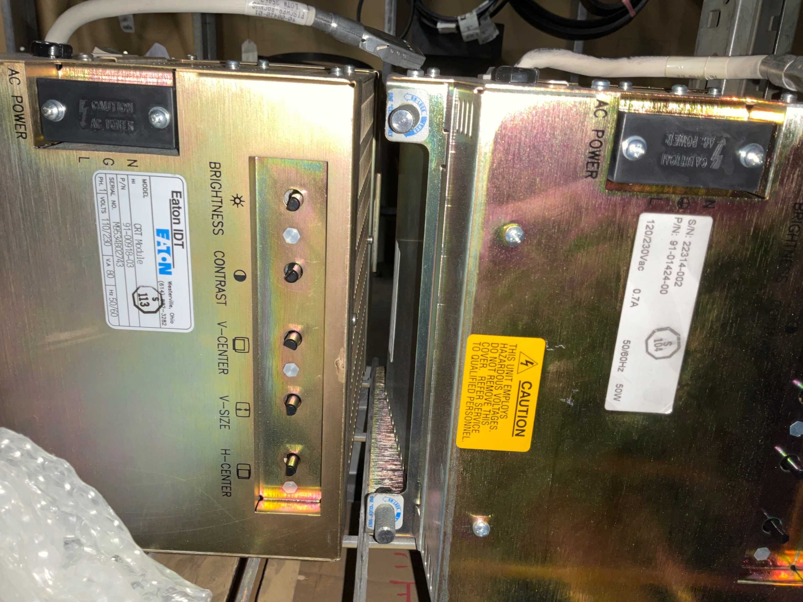 QTY 2: EATON 113 IDICRT MODULES - PLC MODULES