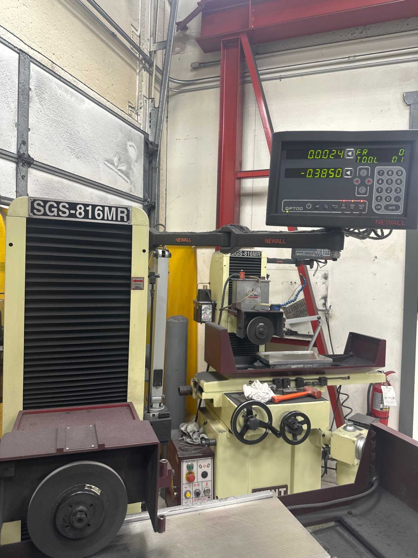 2017 KENT USA SGS-816MR SURFACE GRINDER, 8X16IN, 2HP, 3500 RPM, RAPID ELEVATION, 1540 LBS - SURFACE GRINDERS