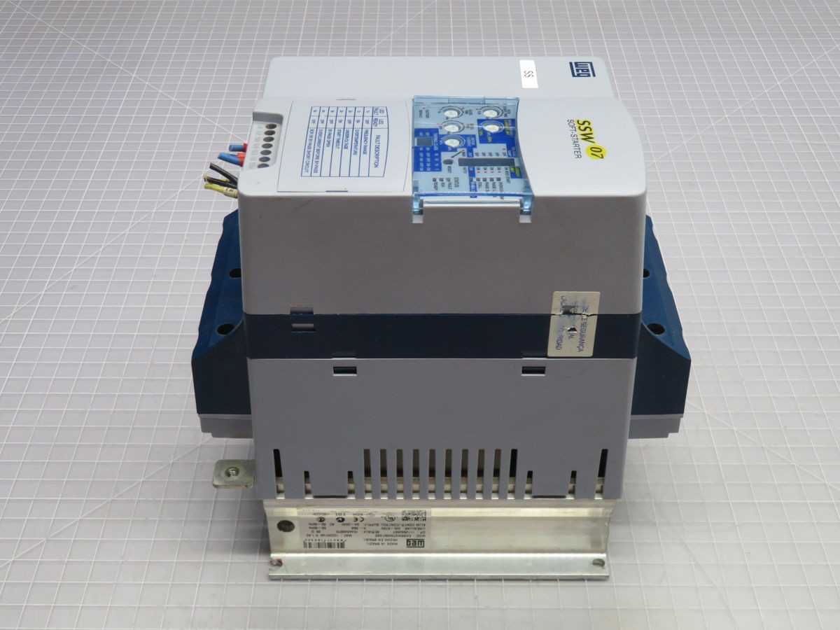 WEG SSW070085T5SZ Industrial Grade SSW07 Series Compact Starter T268861 - MOTOR STARTERS