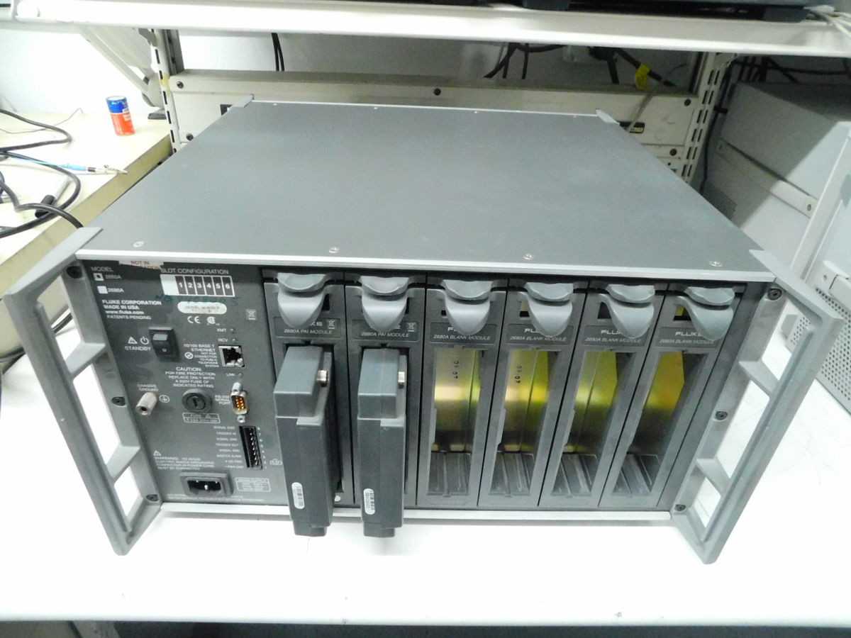 FLUKE 2680A DATA ACQ, 120 CHANNELS, 1000 RPS SCAN RATE, 18-BIT RESOLUTION, 120/240 VAC POWER - AUTOMATION & CONTROLS