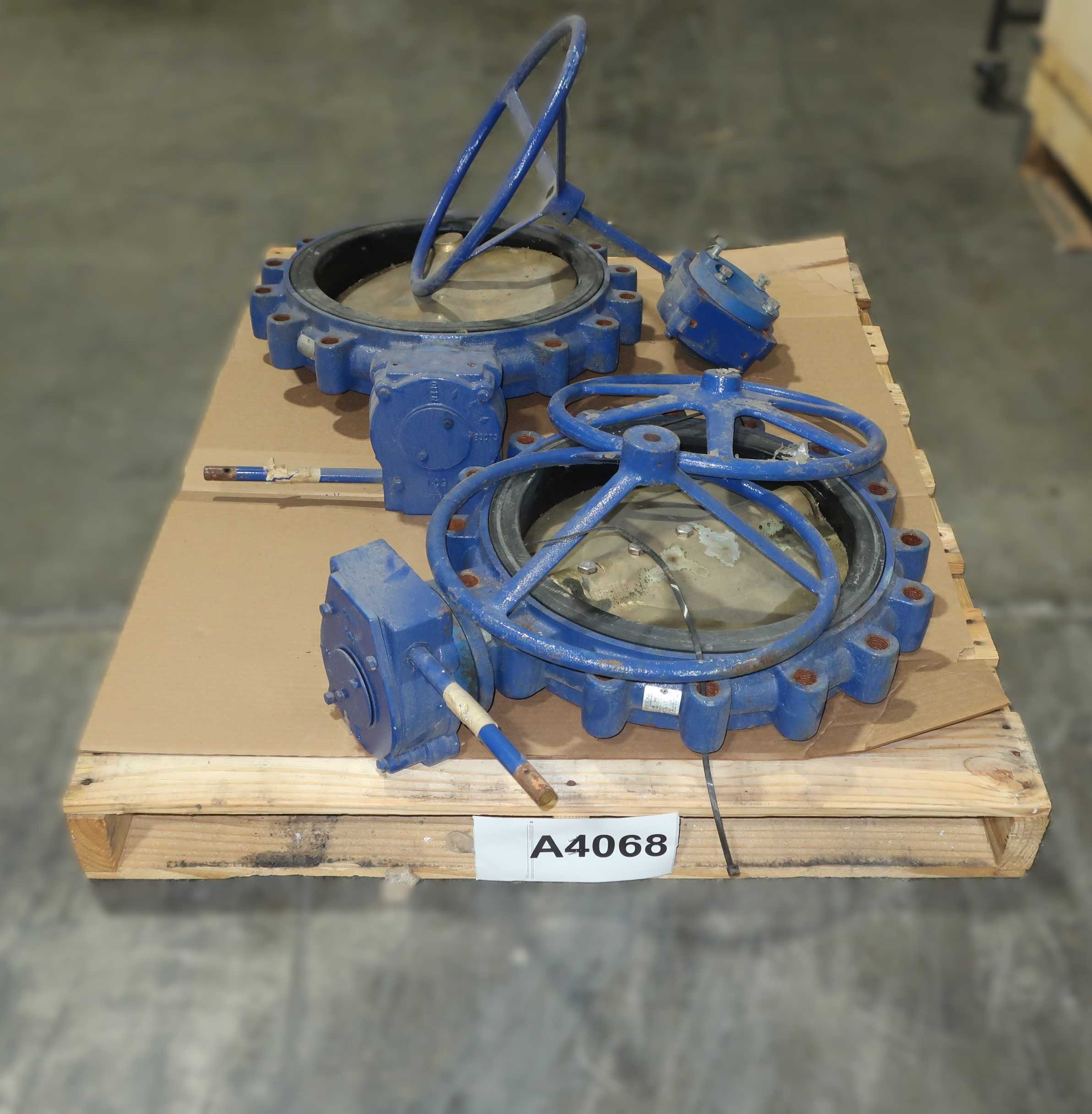 LOT OF 2 BUTTERFLY VALVES, KEYSTONE - BUTTERFLY VALVE