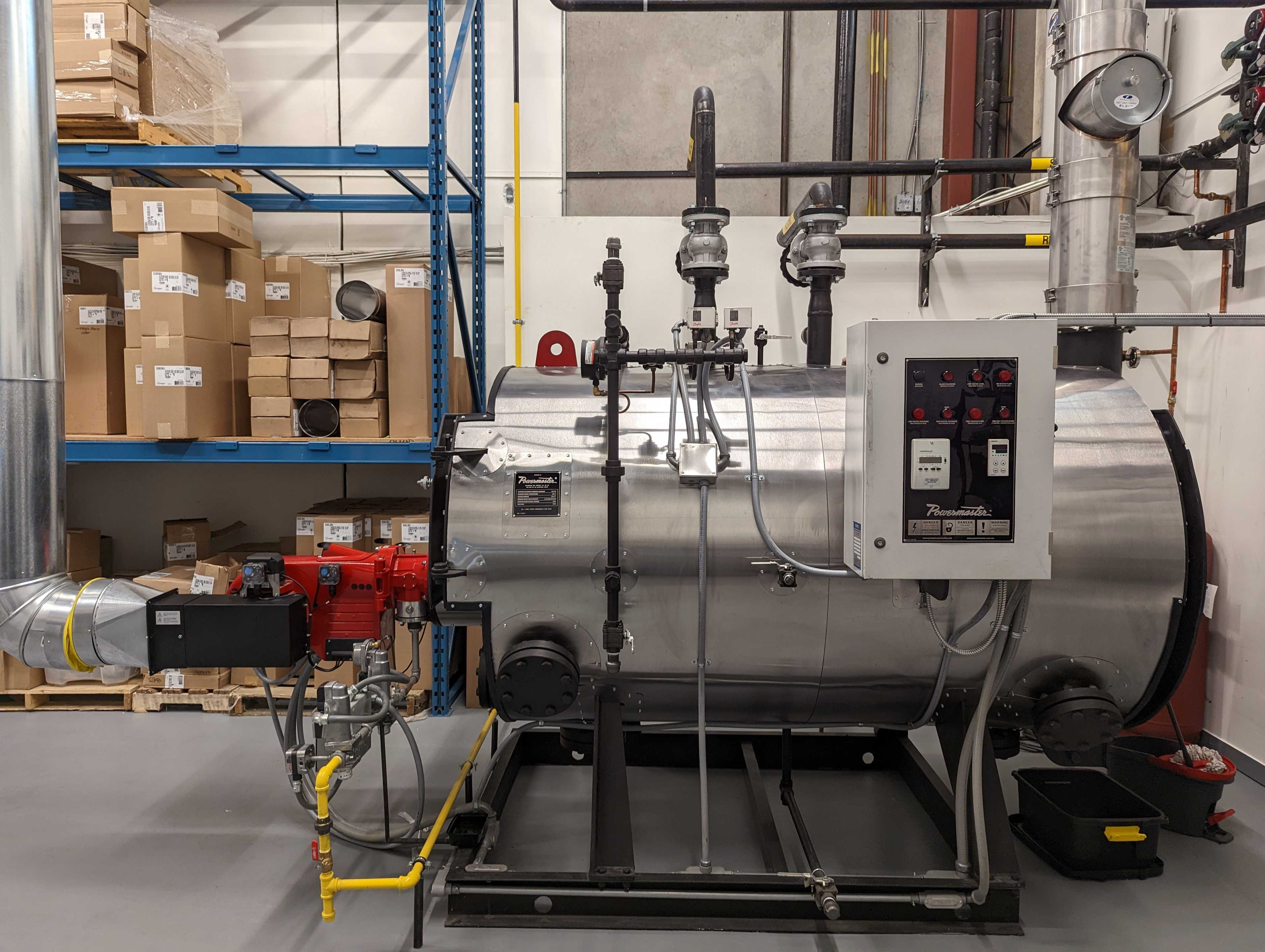 2020 POWERMASTER SWB 30 HP FIRE TUBE BOILER WITH 2020 WEISHAUPT BURNER - FIRE TUBE BOILER