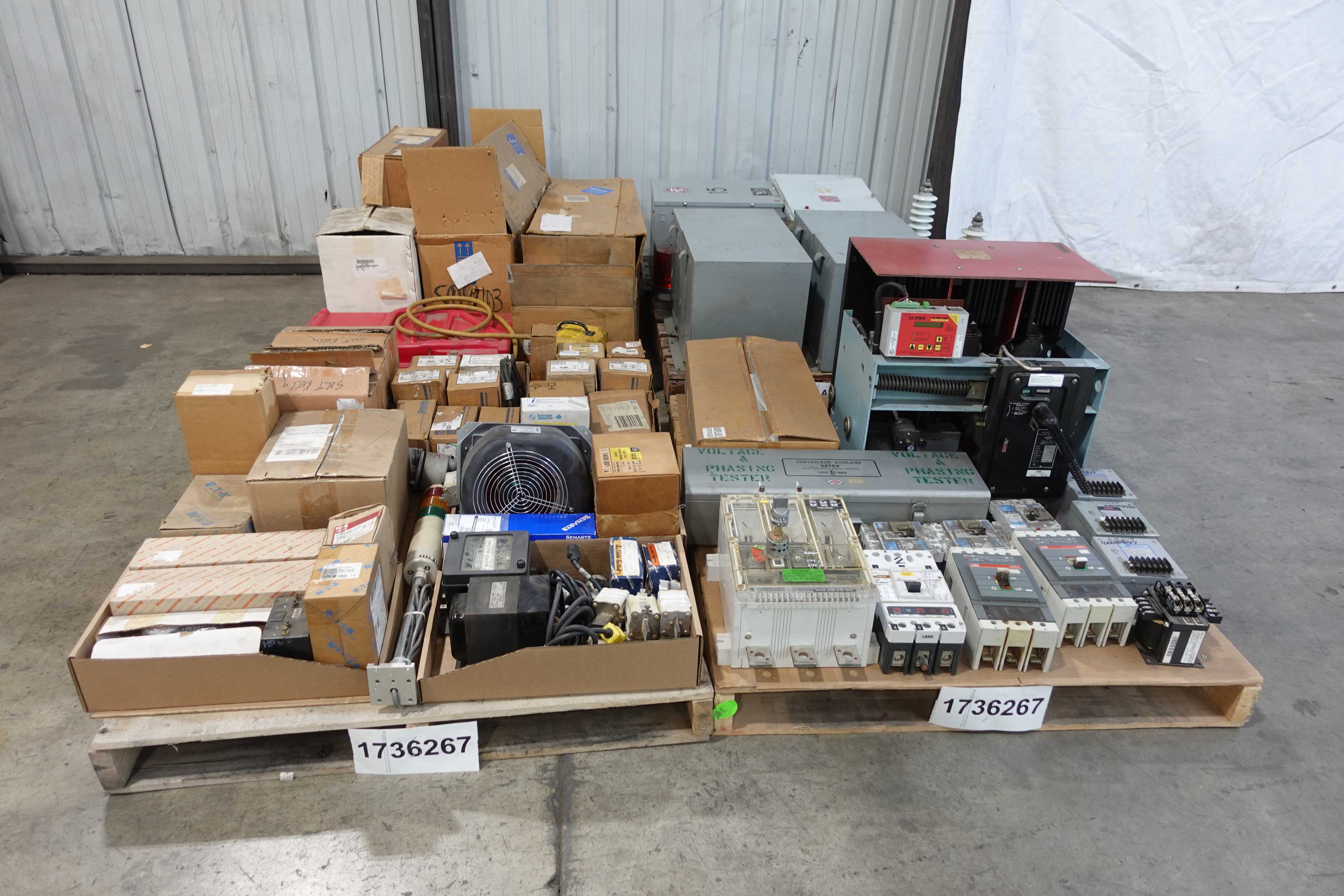 SKU 1736267 - 4 PALLETS OF ASSORTED ELECTRICAL