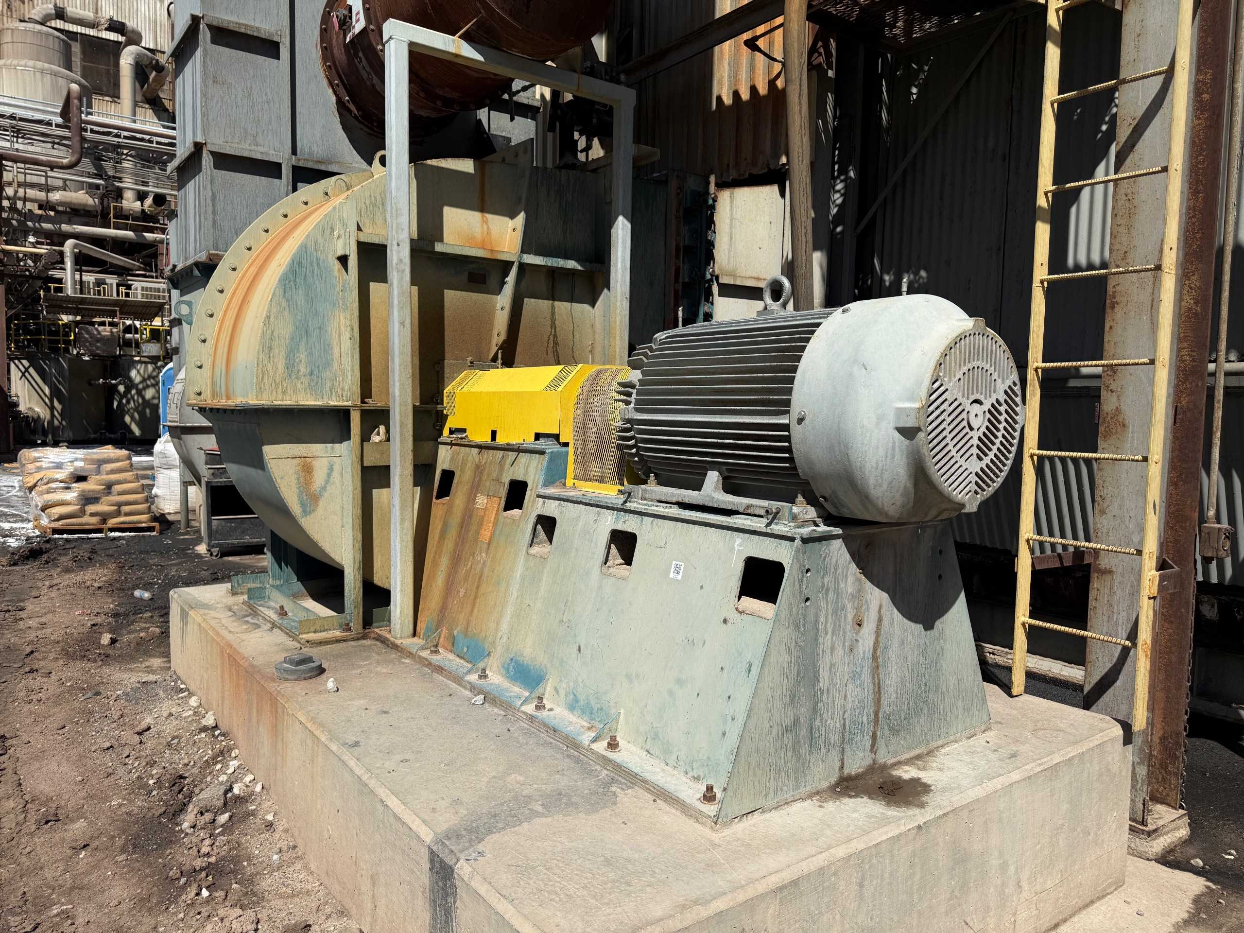 TWIN CITY FAN & BLOWER HIB SW BLOWER & 300HP MOTOR ASSEMBLY - BLOWER & MOTOR ASSEMBLY