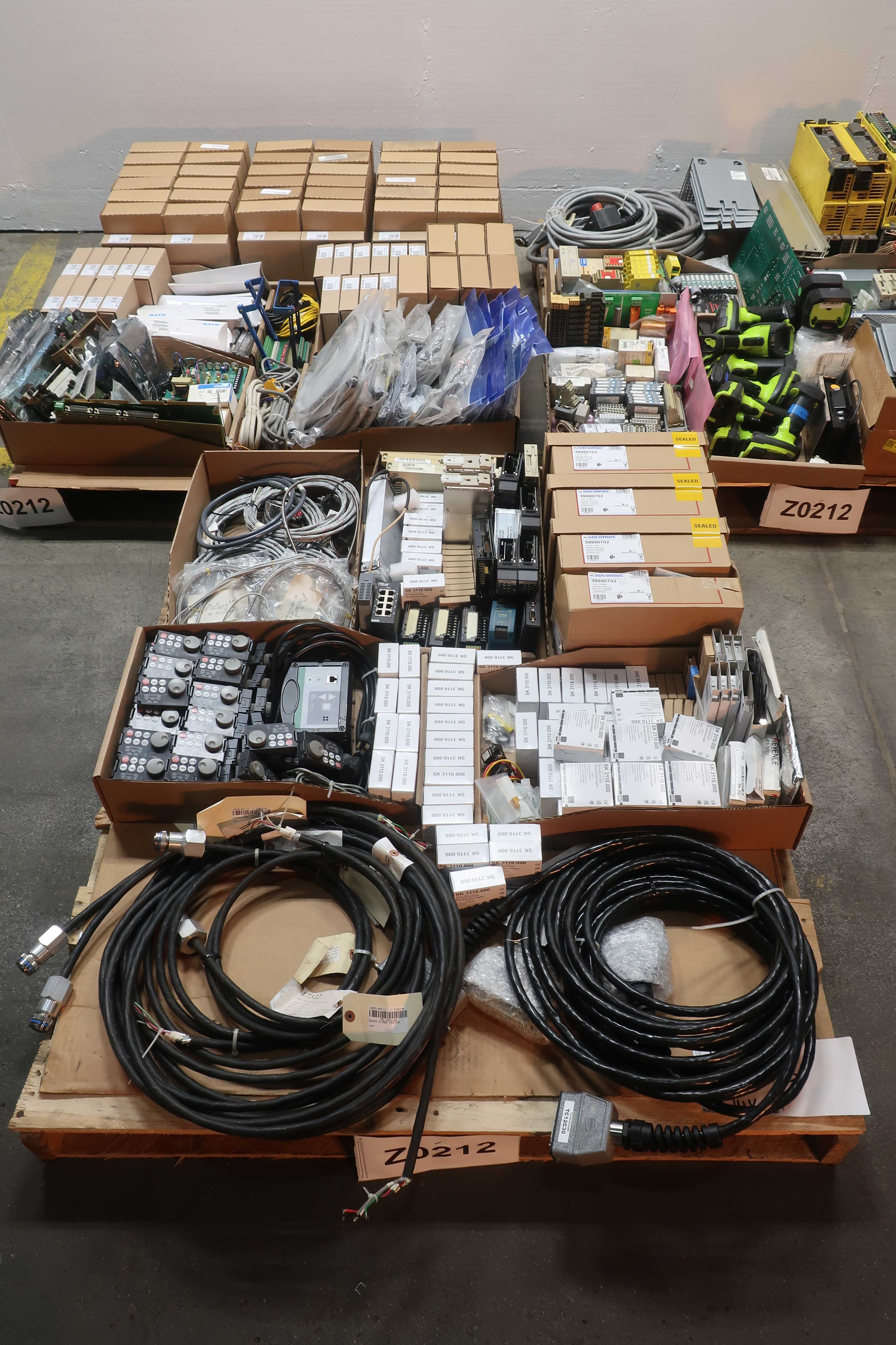 3 PALLETS OF ASSORTED AUTOMATION - AUTOMATION & CONTROLS
