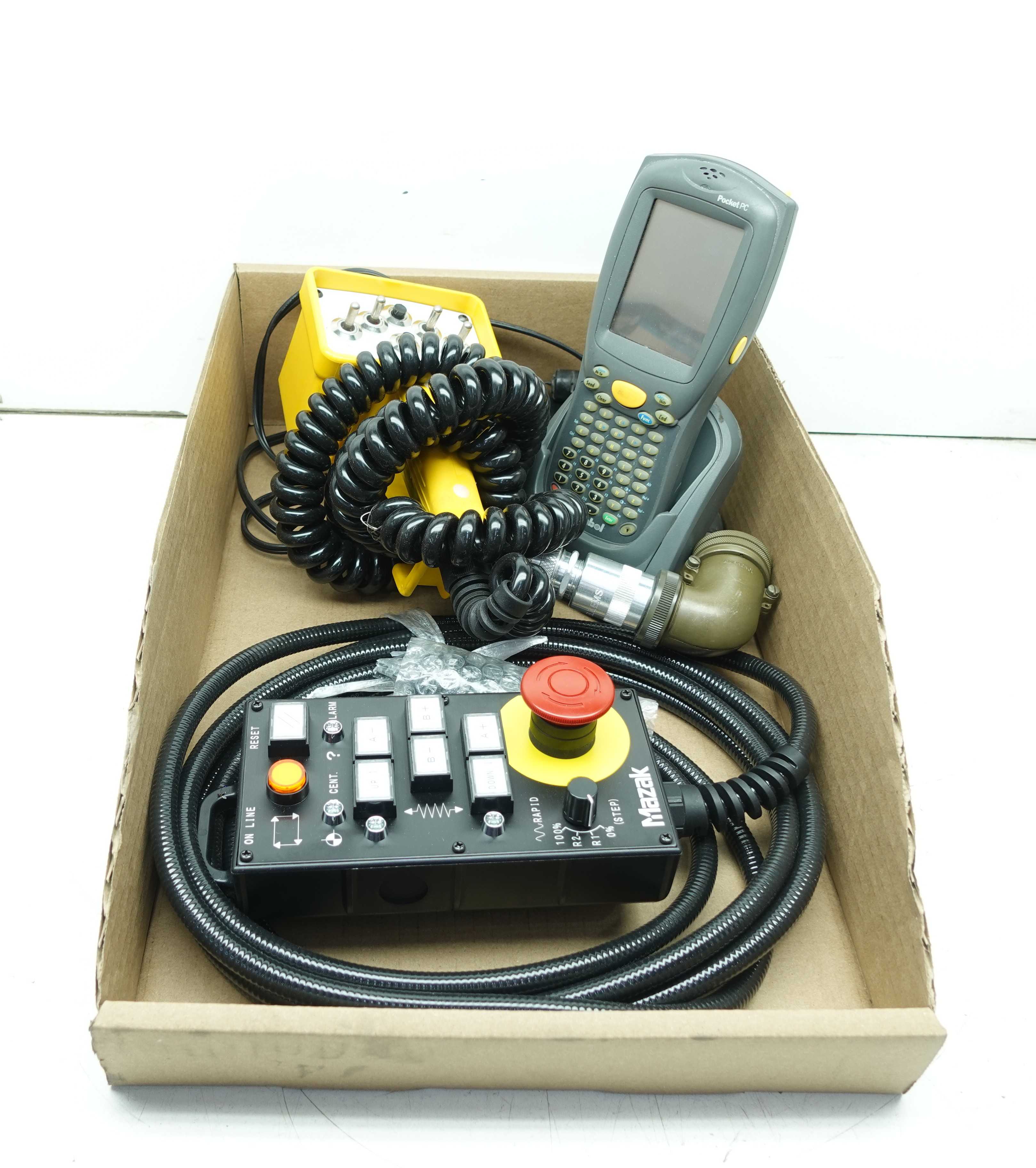 TOTE OF REMOTE CONTROLS AND HAND SCANNER