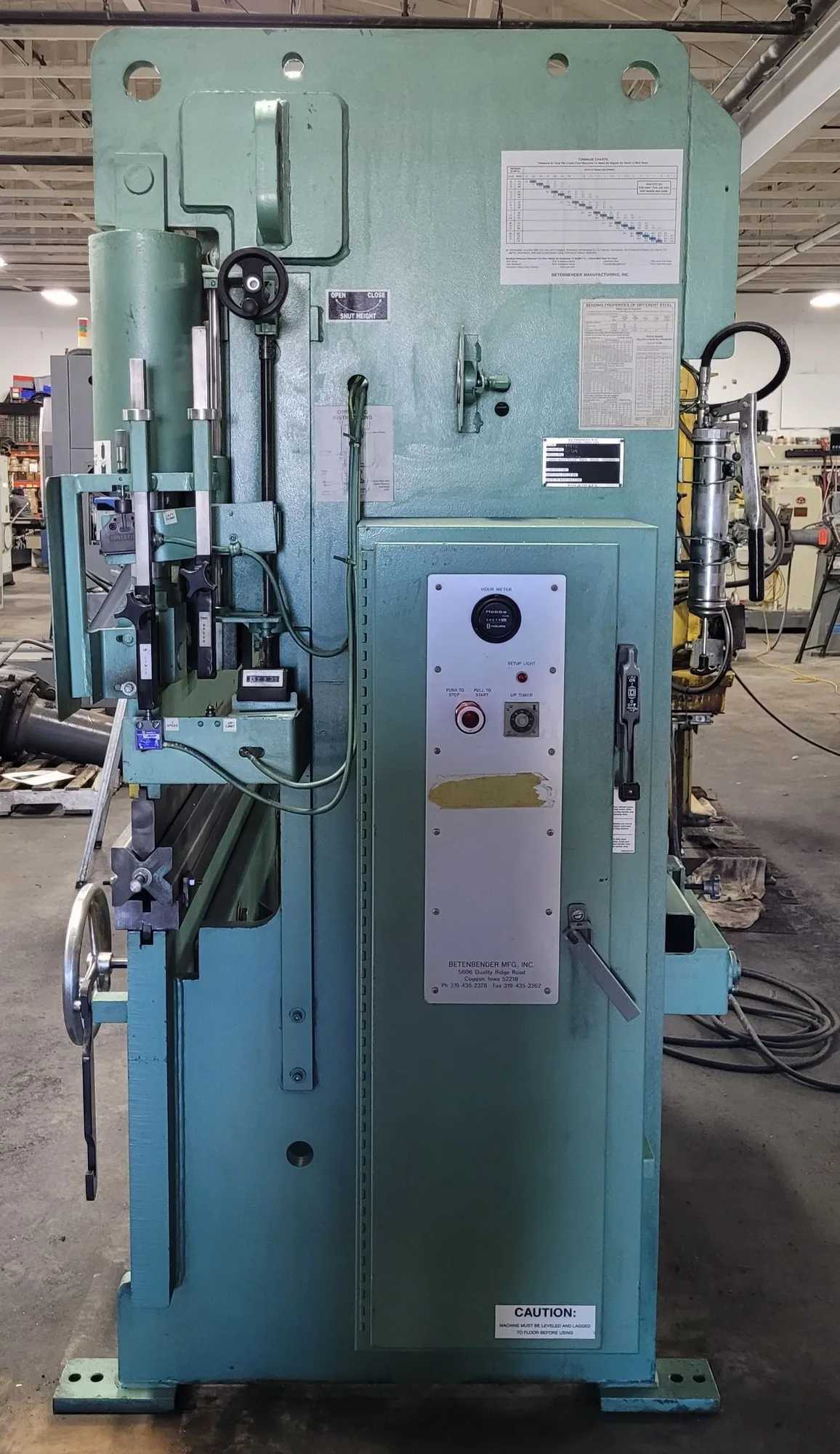 2010 BETENBENDER 6-70T HYDRAULIC PRESS BRAKE, 70 TONS CAPACITY, 6 FT WORKING LENGTH - PRESS BRAKES